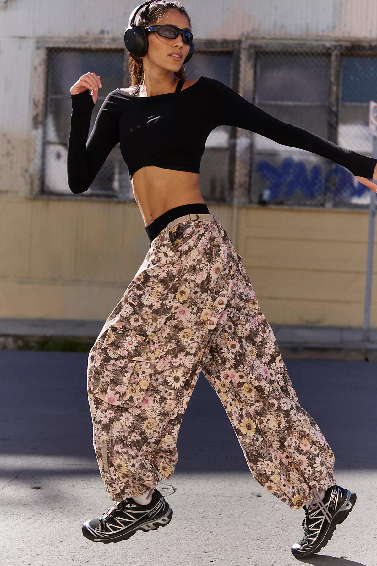Charmer Printed Utility Pants