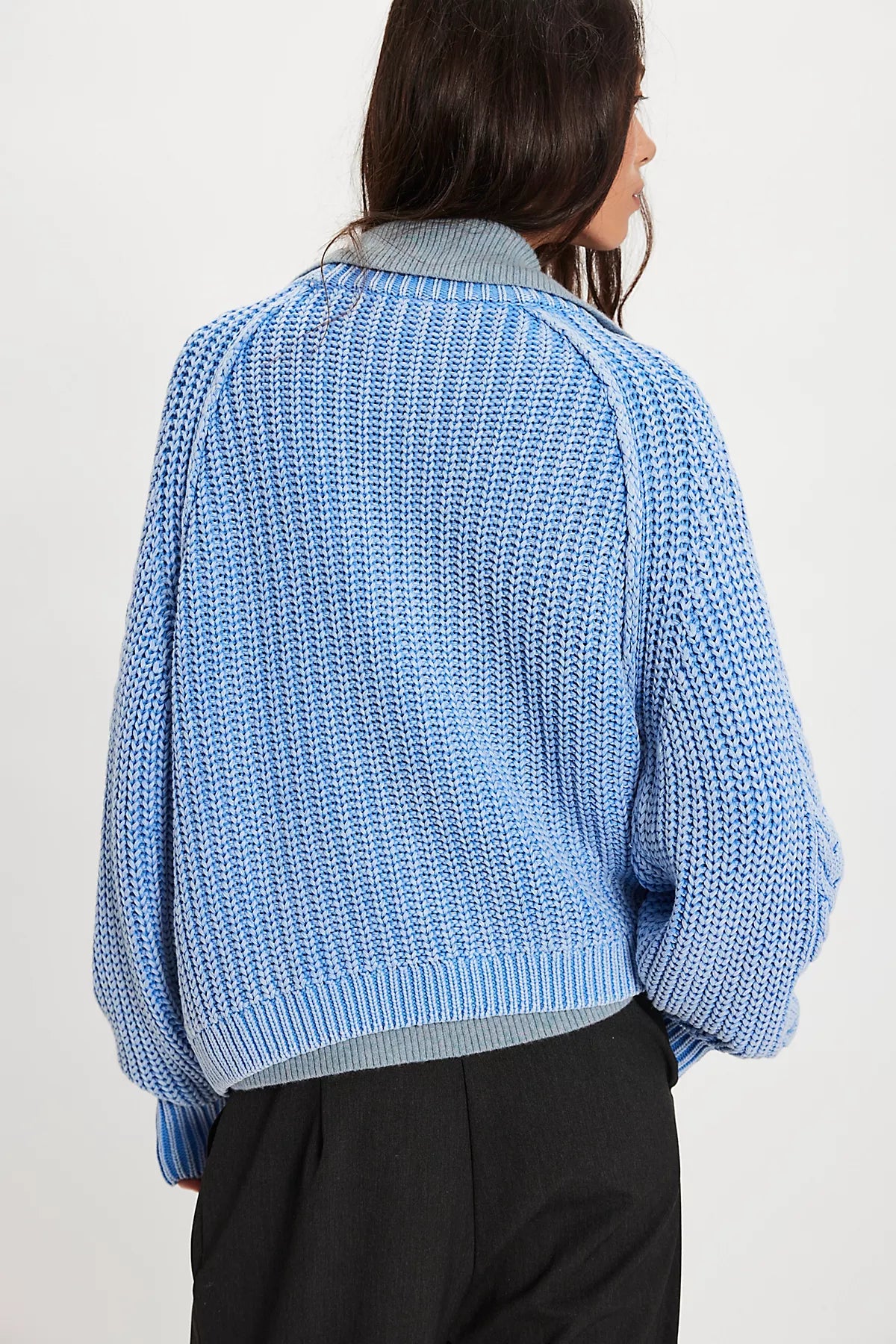 Frankie Cable Knit Cotton Sweater