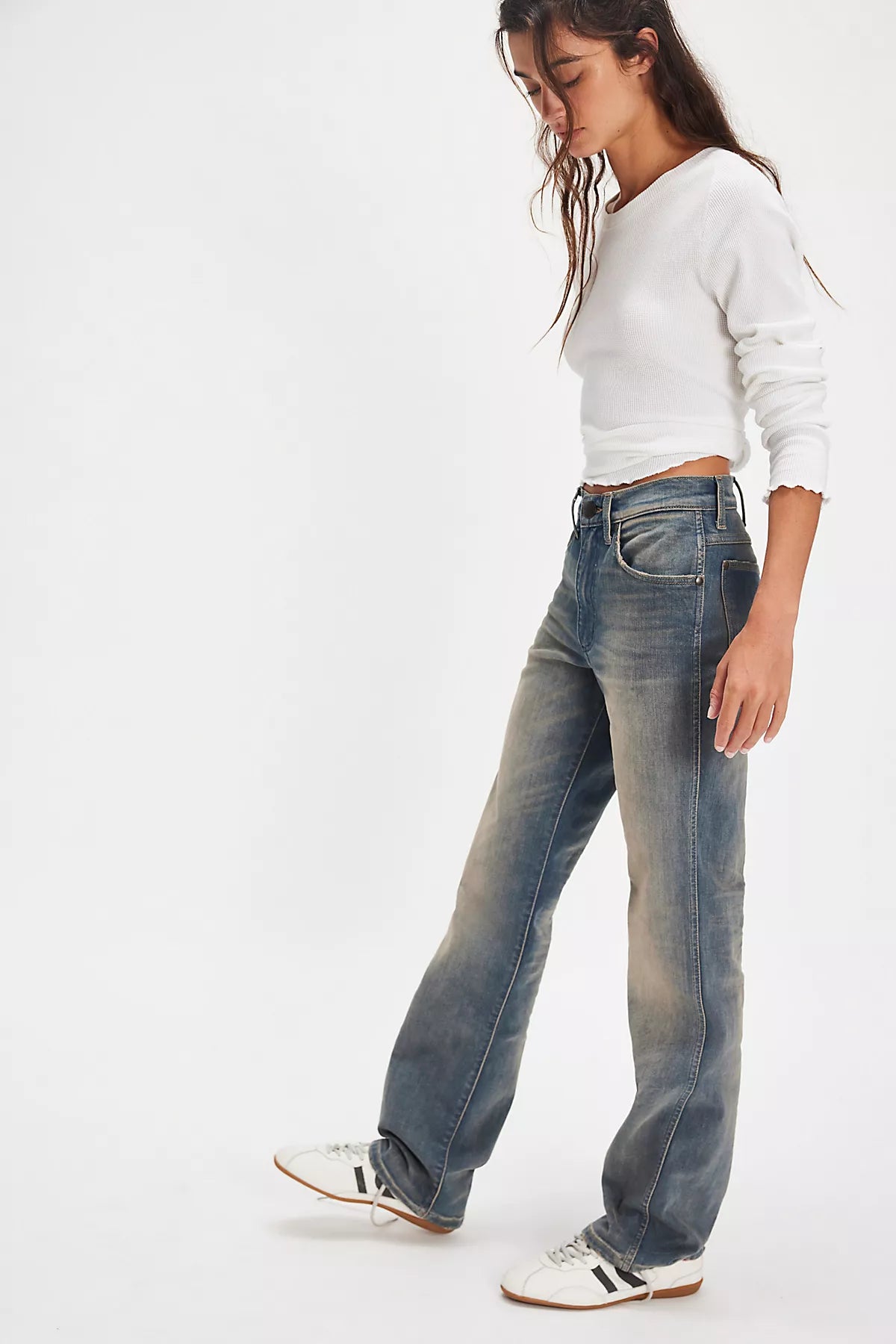 Wrangler Wrancher Mid-Rise Bootcut Jeans