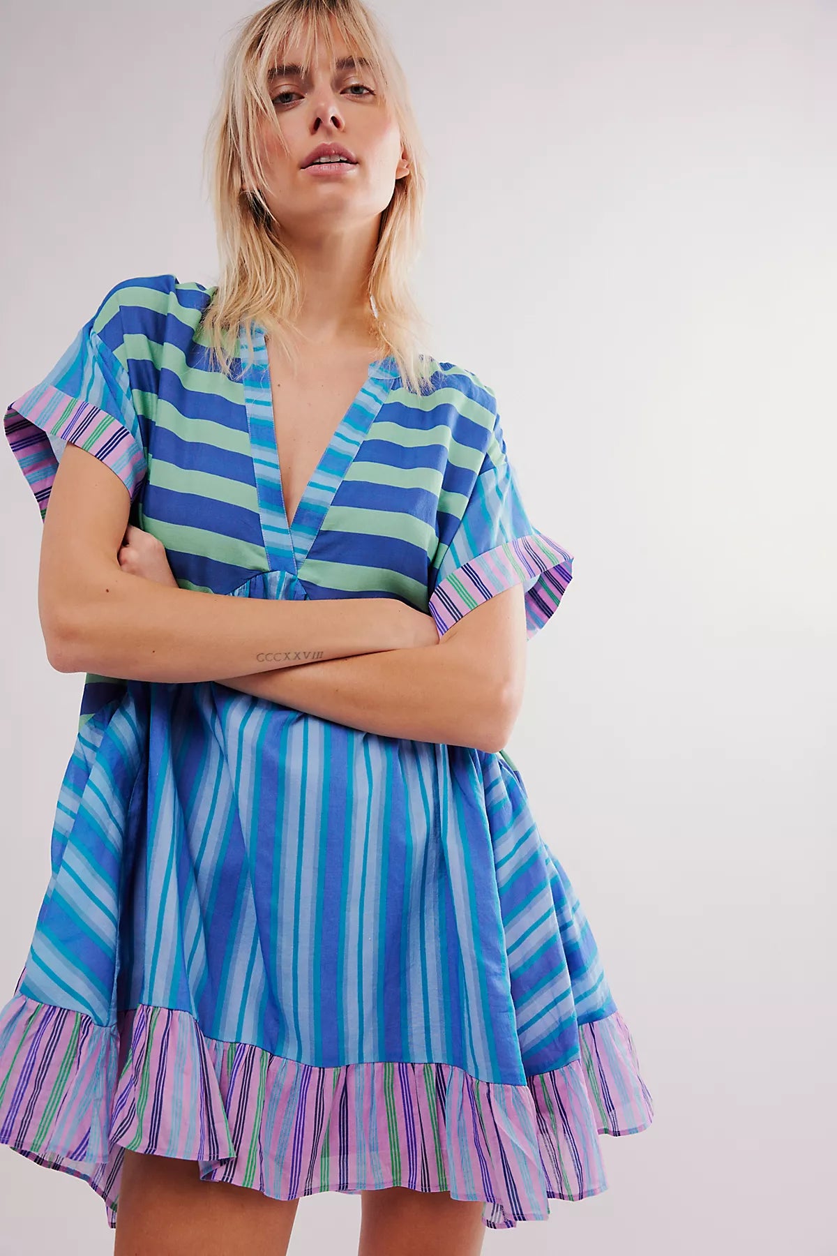Agnes Printed Mini Dress
