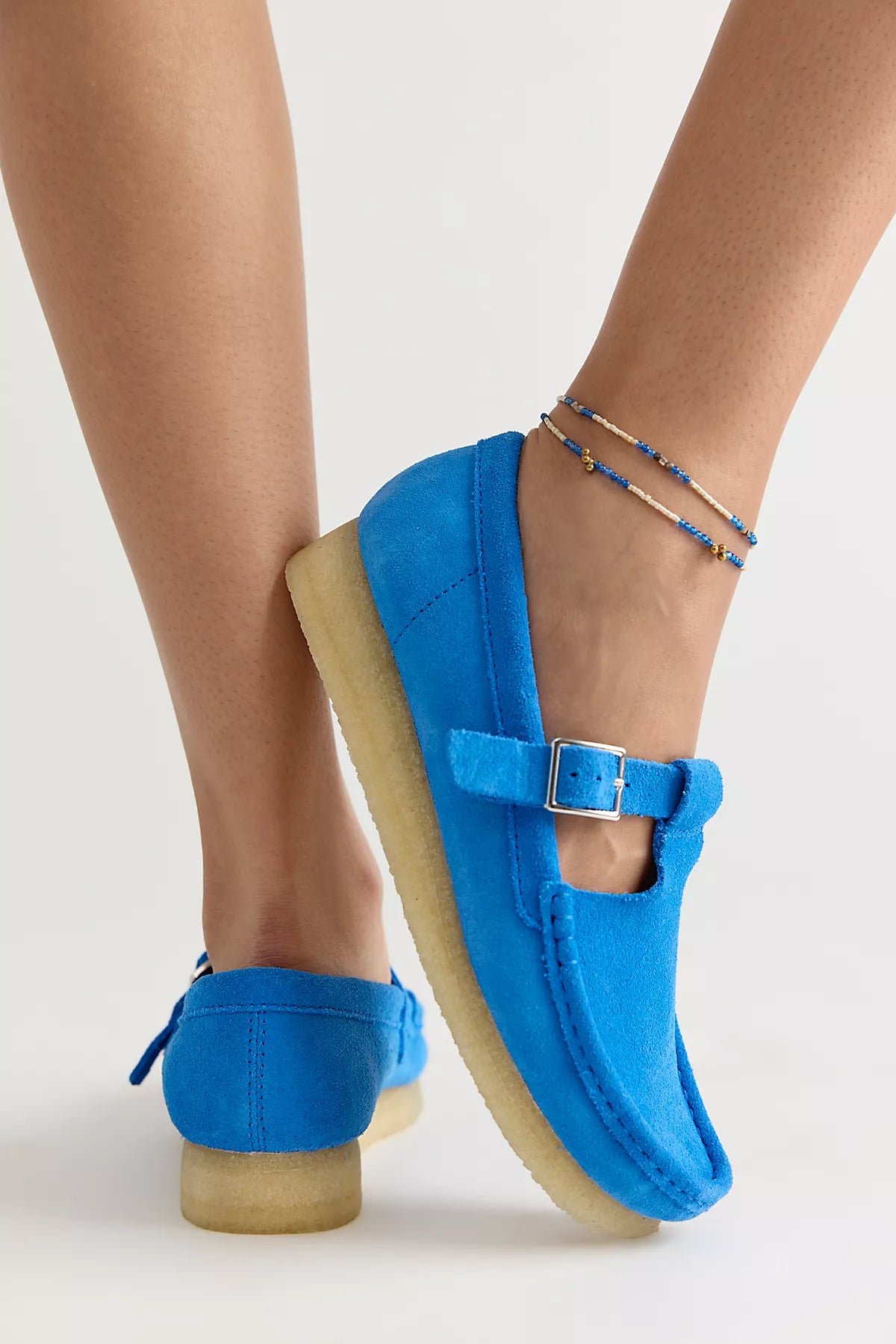 Clarks Wallabee T-Bar Mary Janes