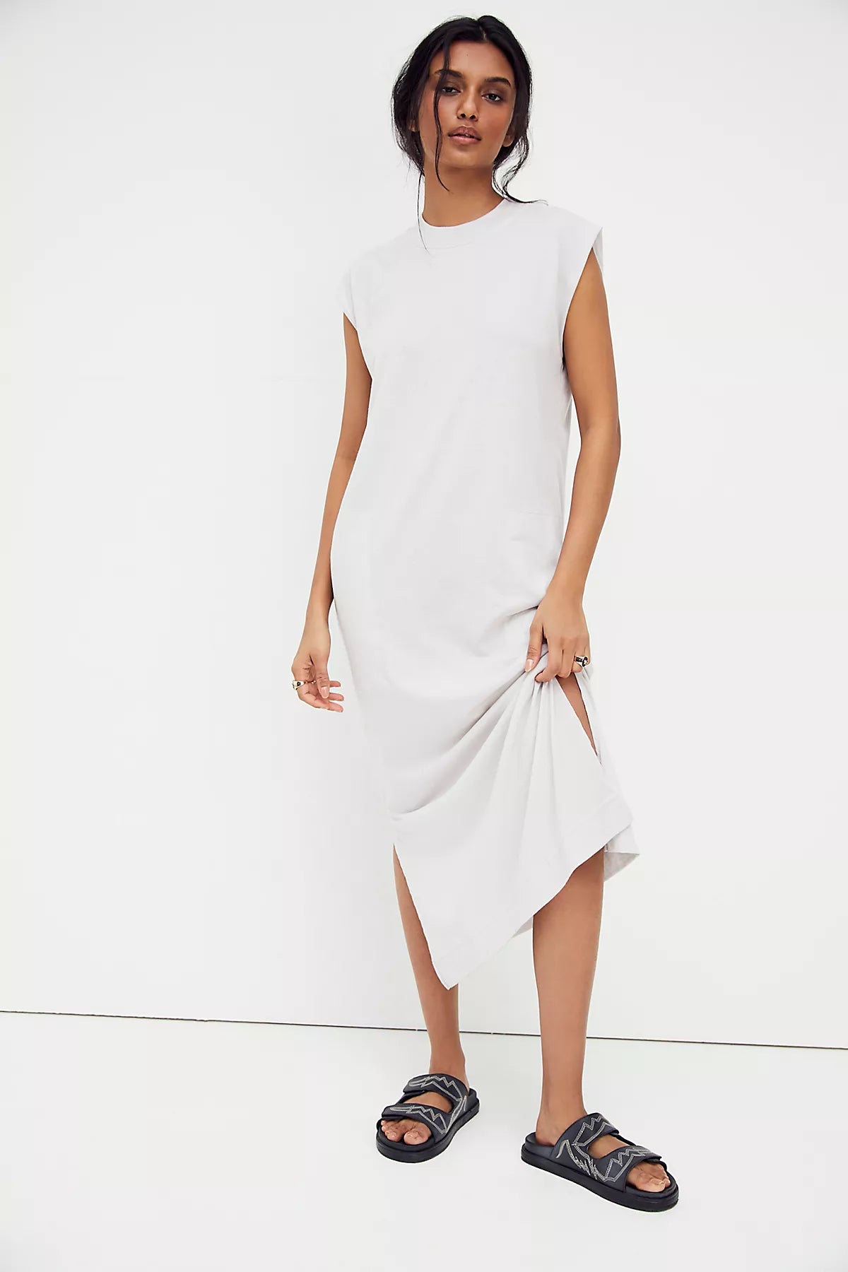 All Day Long Midi T-Shirt Dress