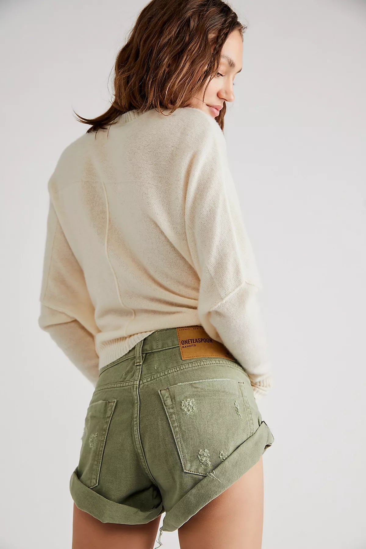 OneTeaspoon Bandits Low-Waist Denim Shorts