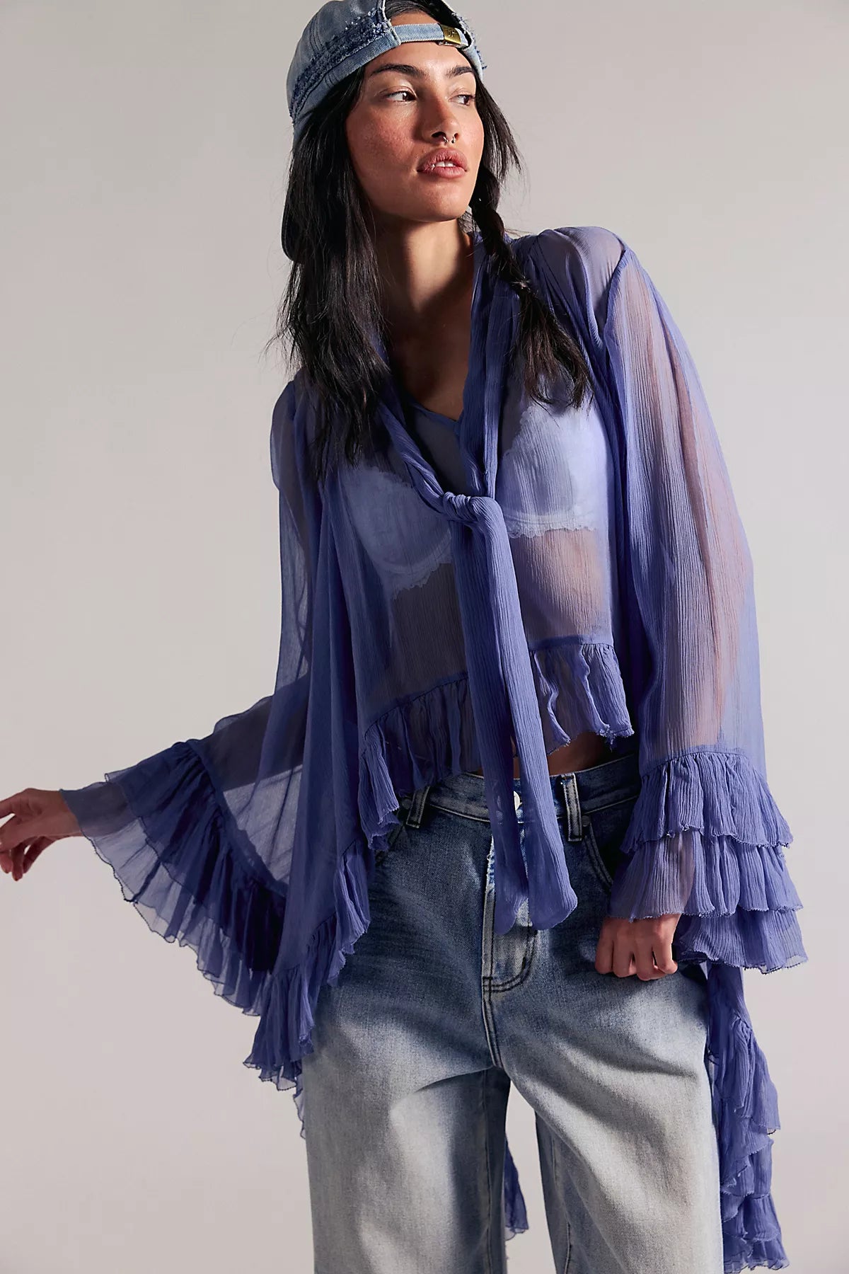 Full Sleeve Frill Top