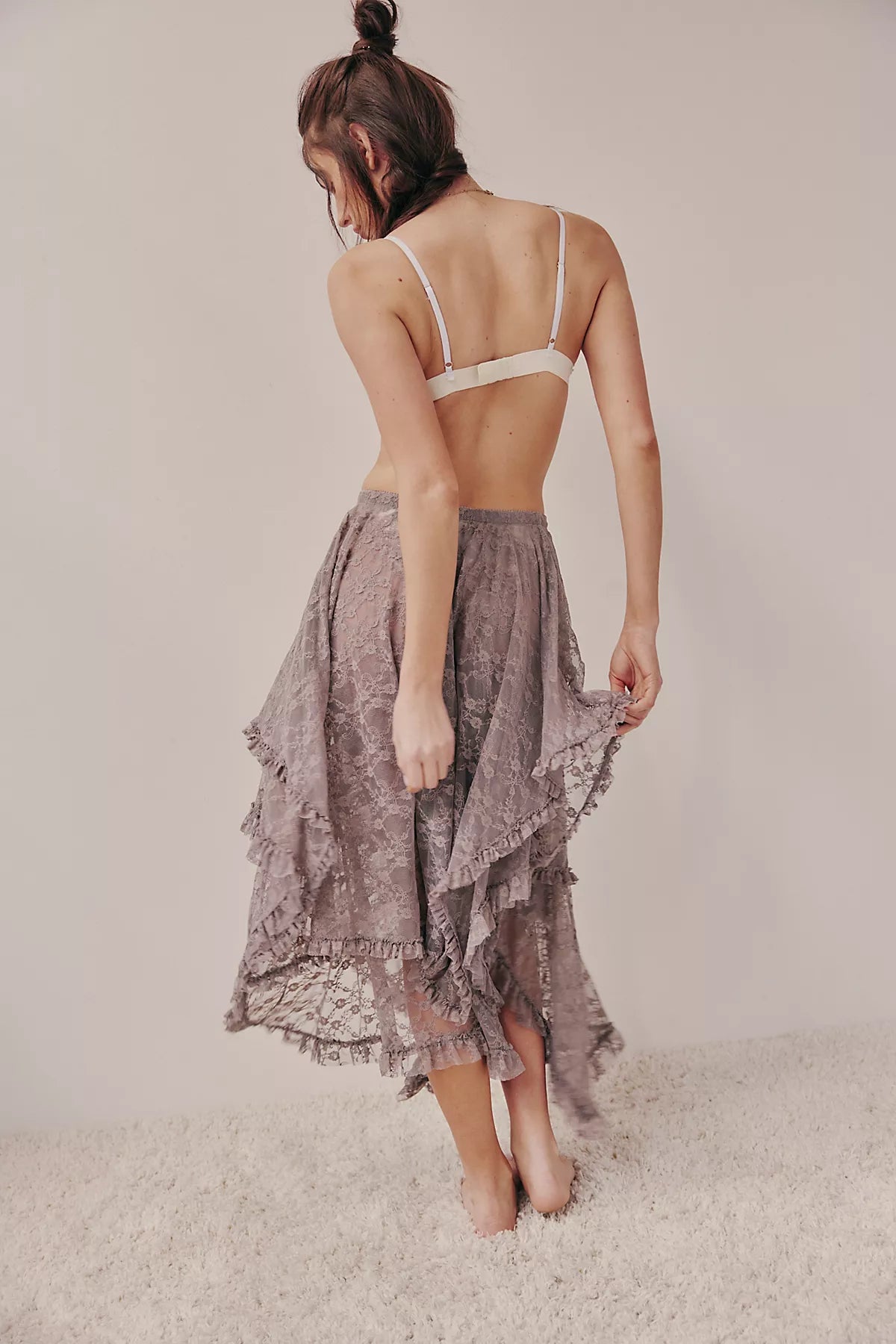 French Courtship Maxi Slip Skirt