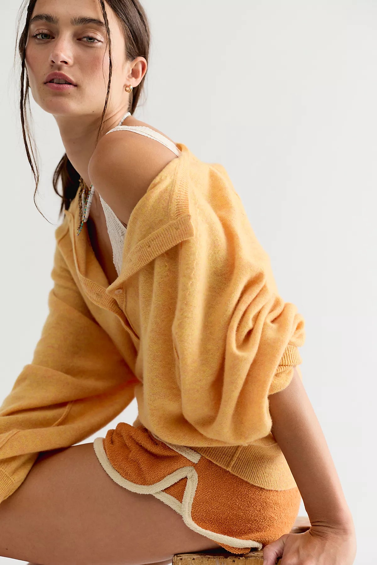 Porta Cashmere Henley Sweater