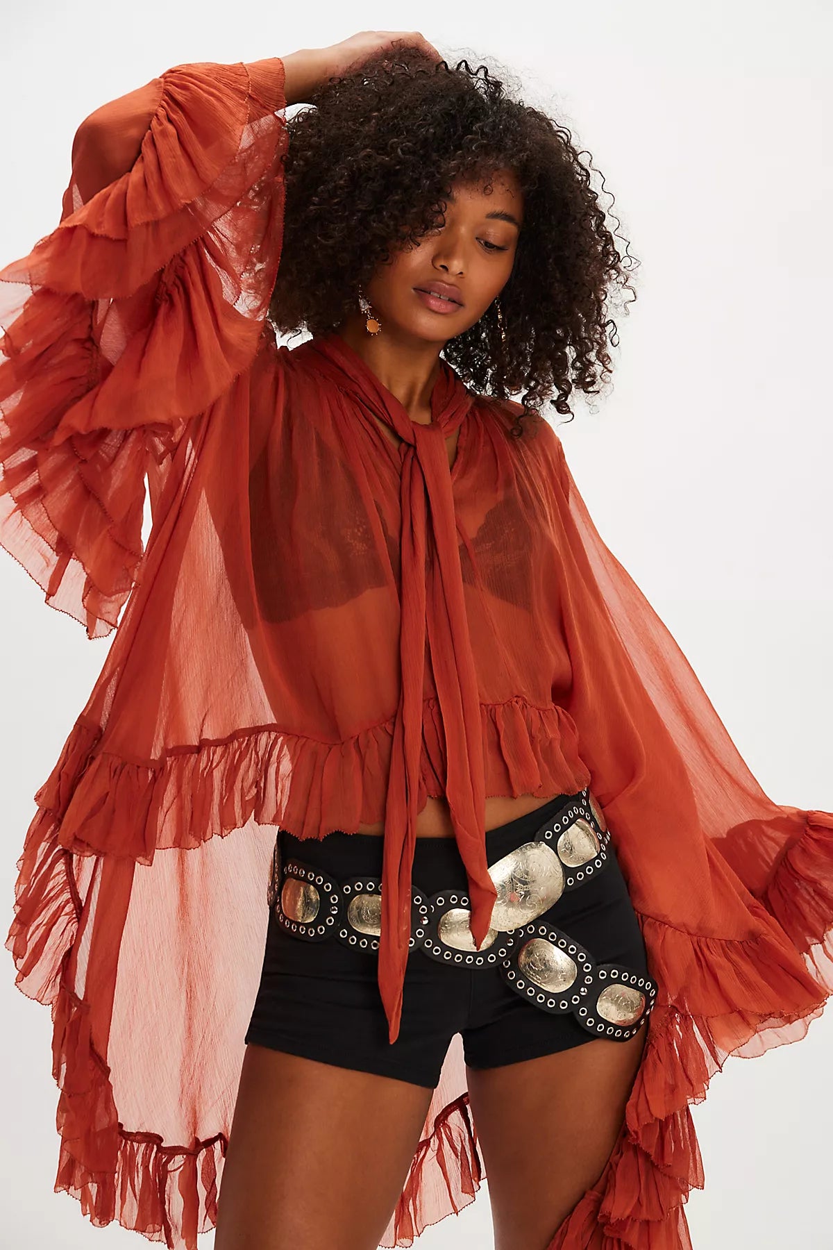 Full Sleeve Frill Top