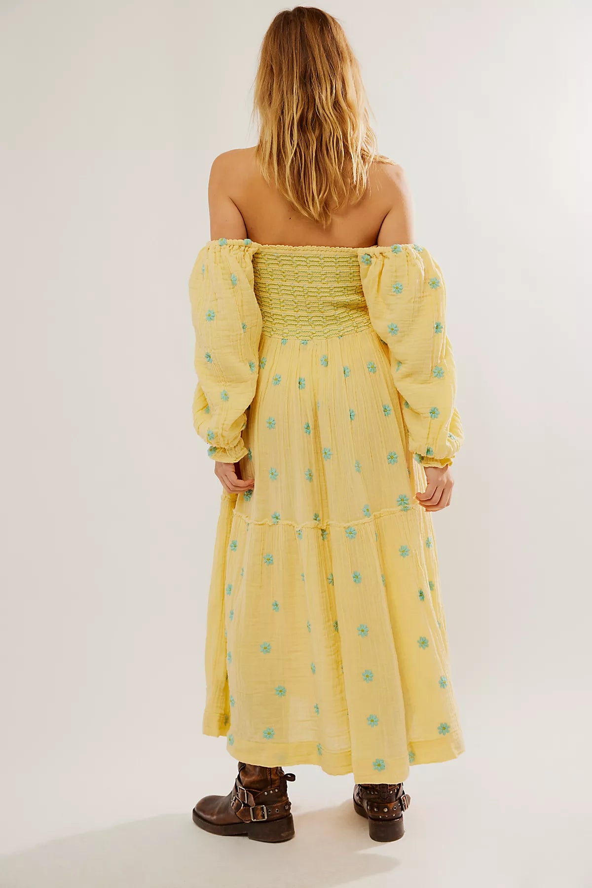 Dahlia Embroidered Maxi Dress