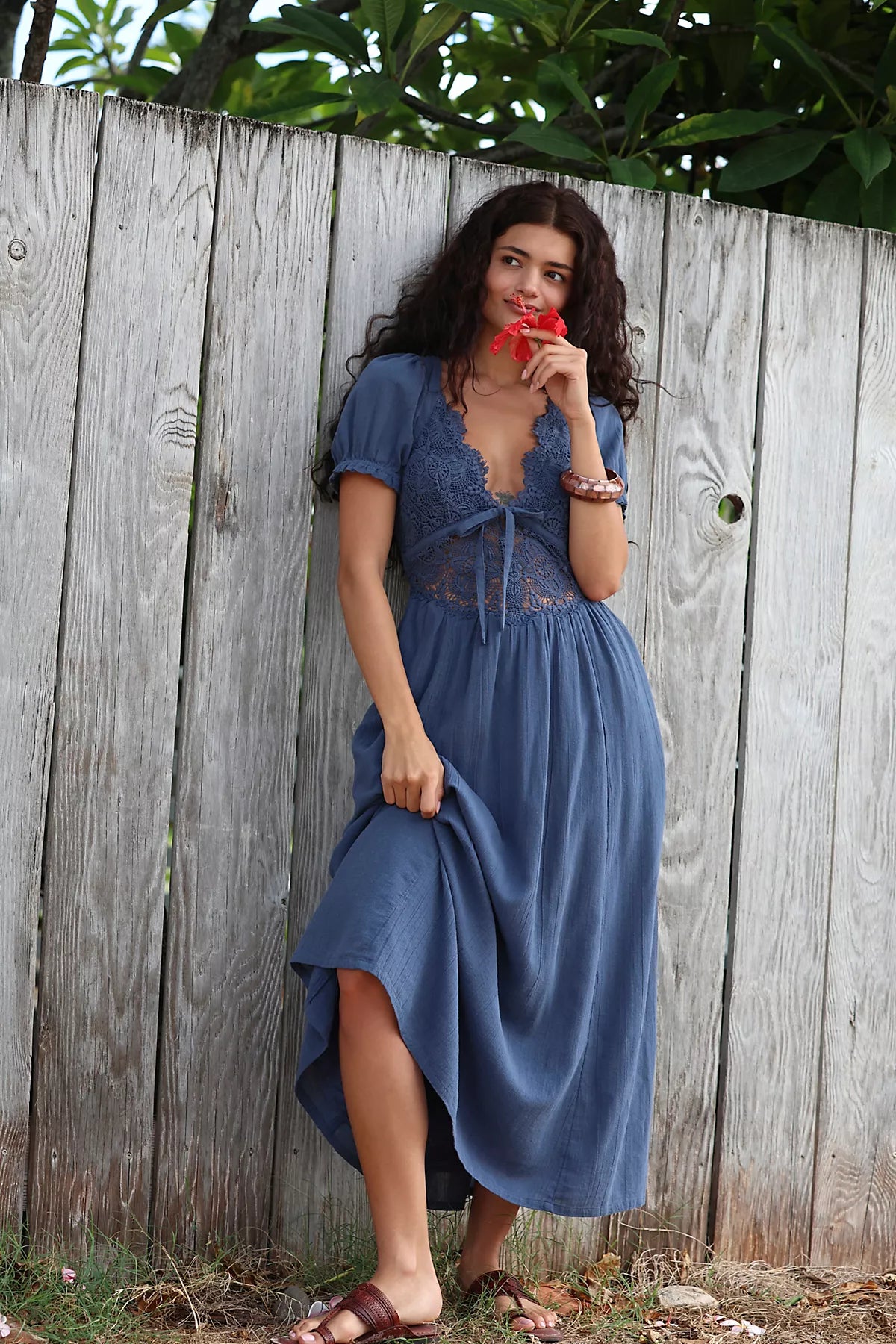 All You Need Is Lace Midi Dress