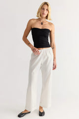 DONNI. Pop Pinstripe Simple Pants