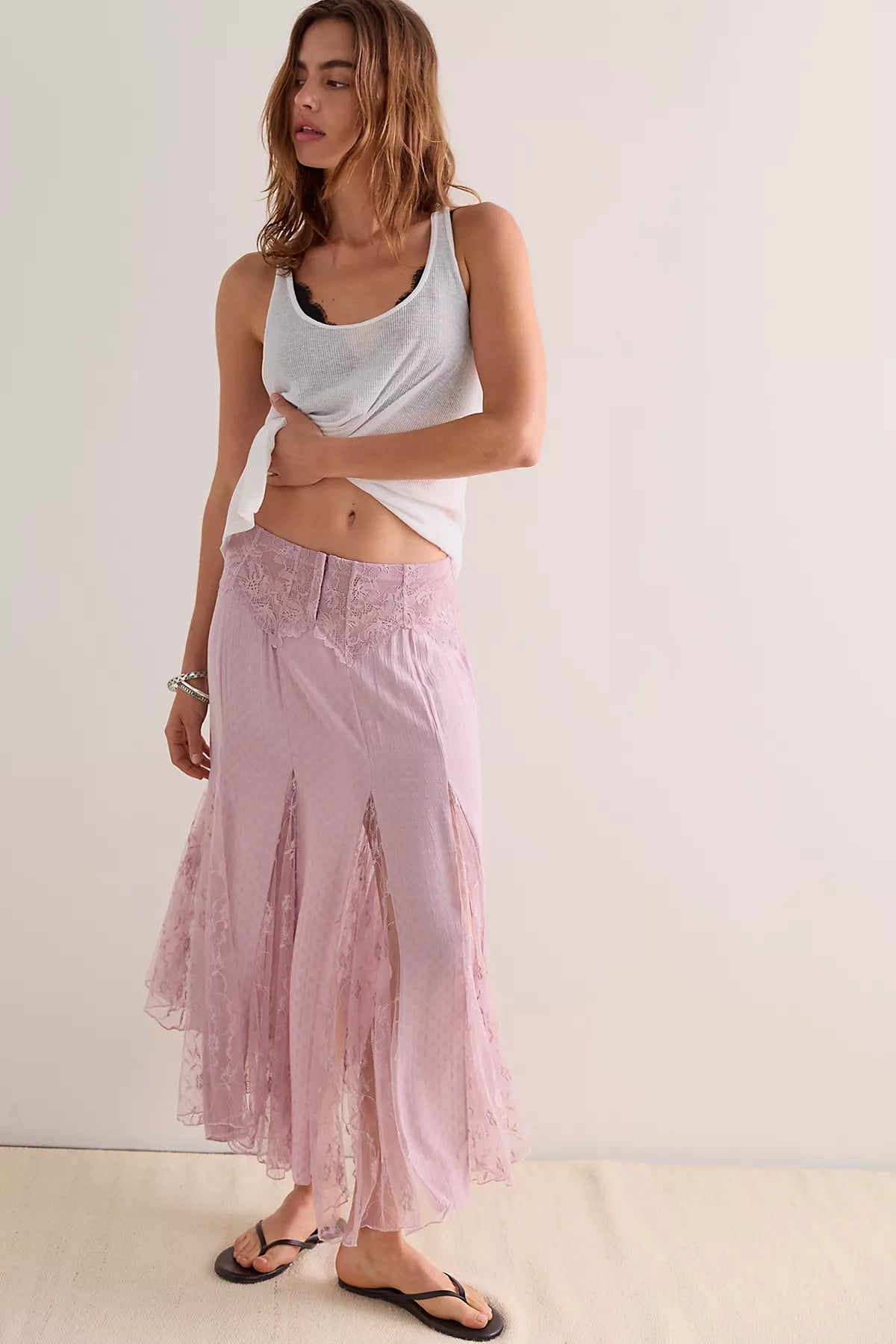 Nice To Meet You Maxi Slip Skirt
