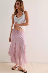 Nice To Meet You Maxi Slip Skirt