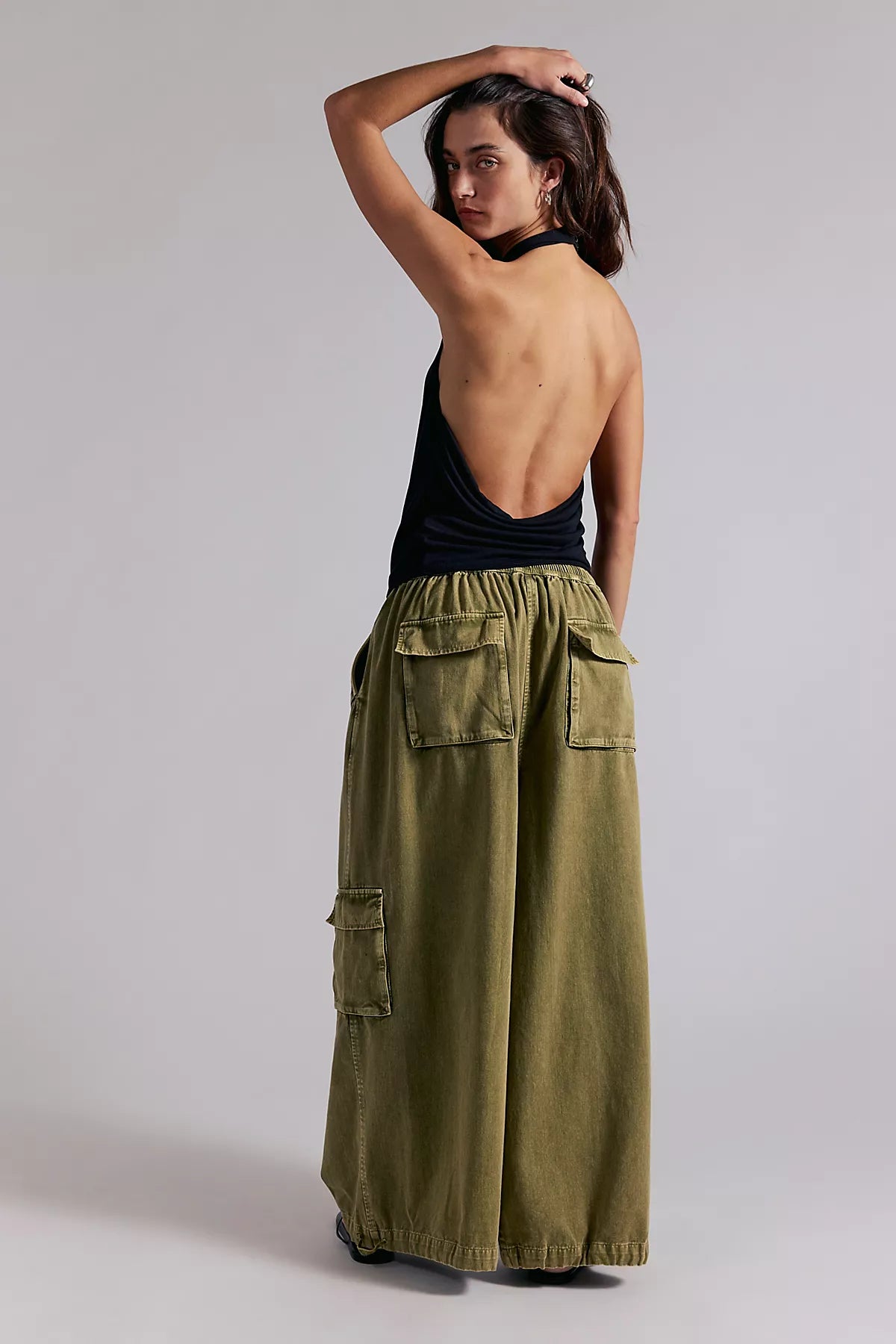 Bobbi Pull-On Cargo Trousers