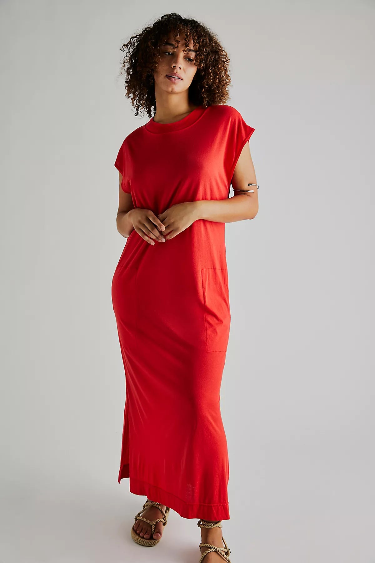 All Day Long Midi T-Shirt Dress