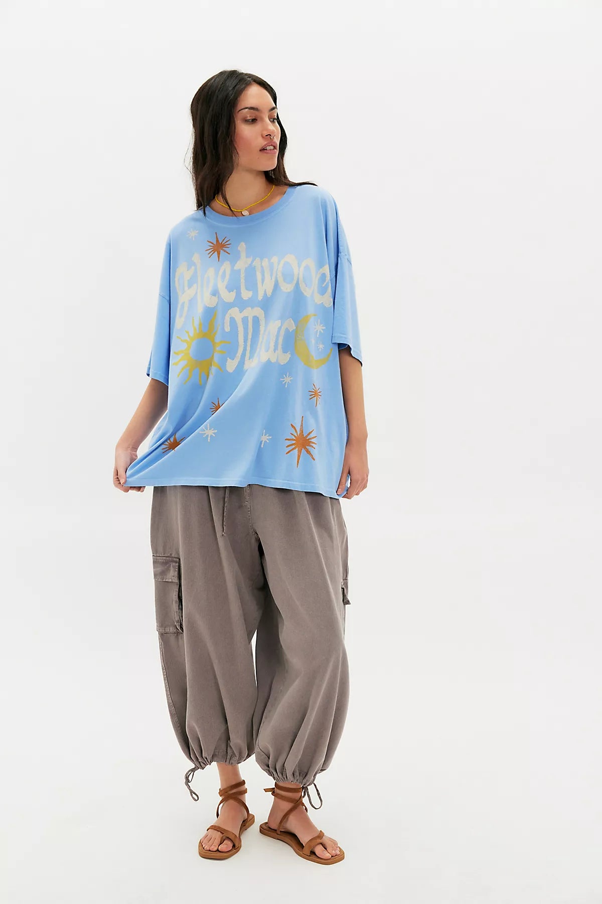 Daydreamer Fleetwood Mac Doodles Oversized Tee