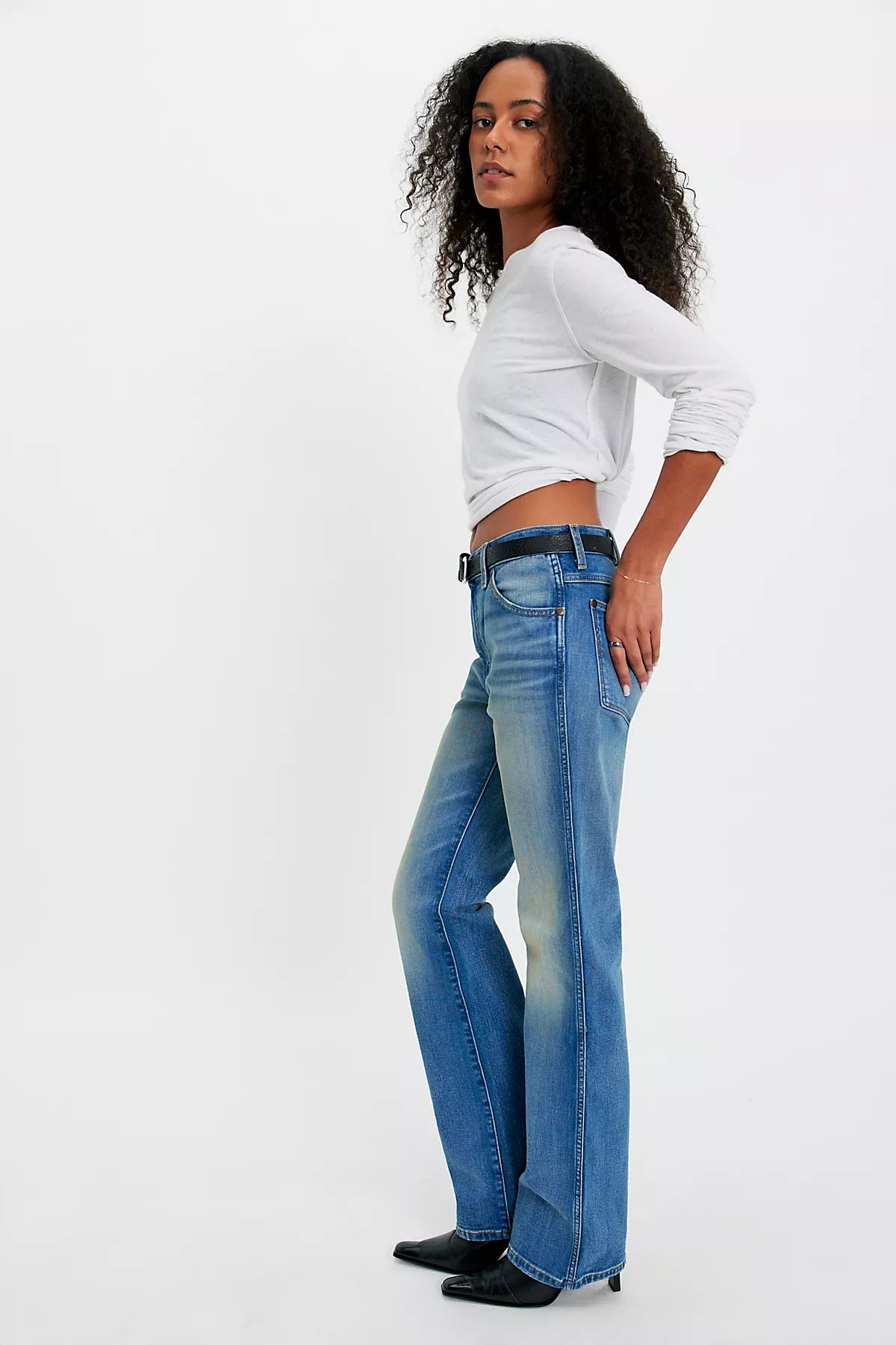 Wrangler Wrancher Mid-Rise Bootcut Jeans
