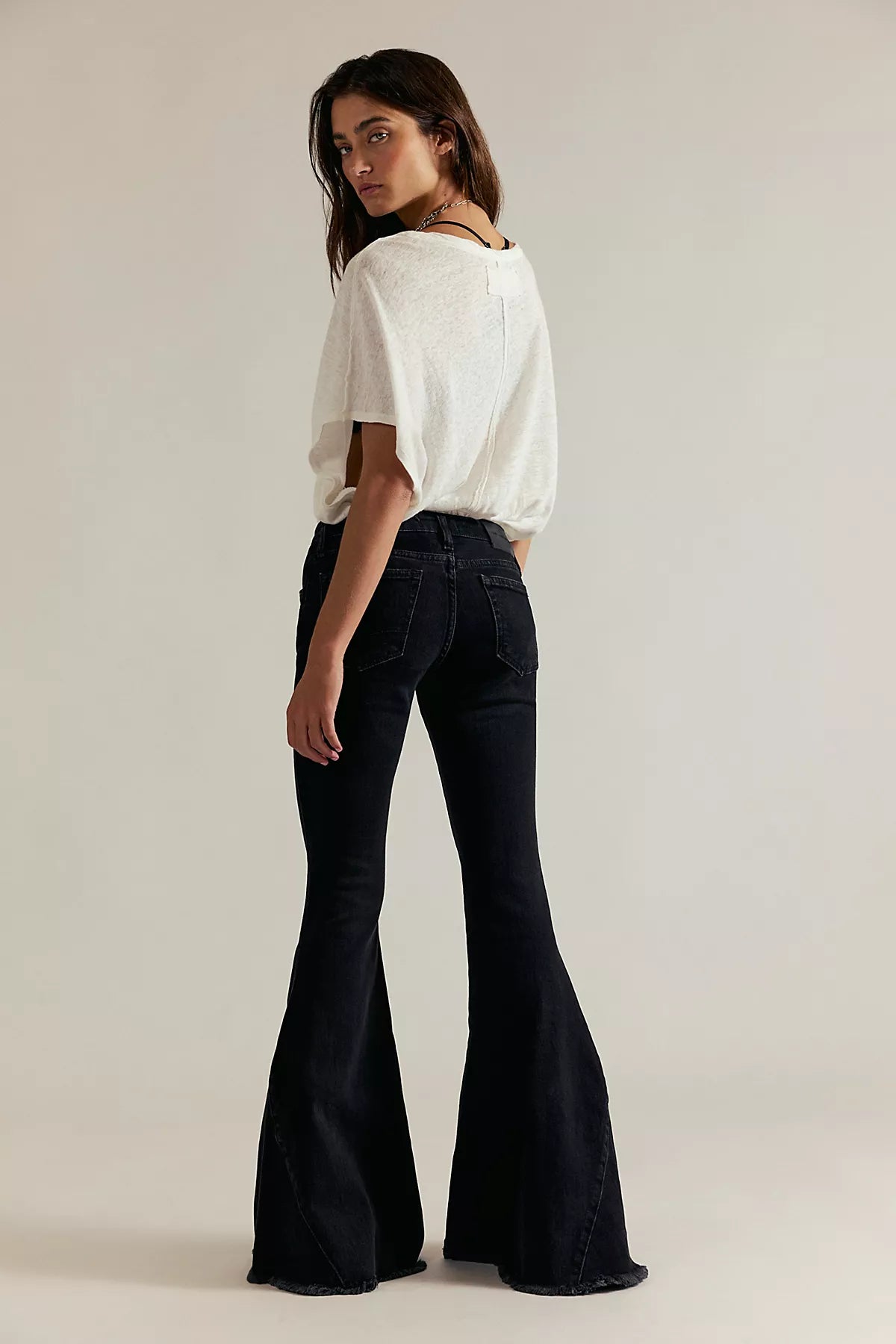 We The Free Emre Low-Rise Flare Jeans
