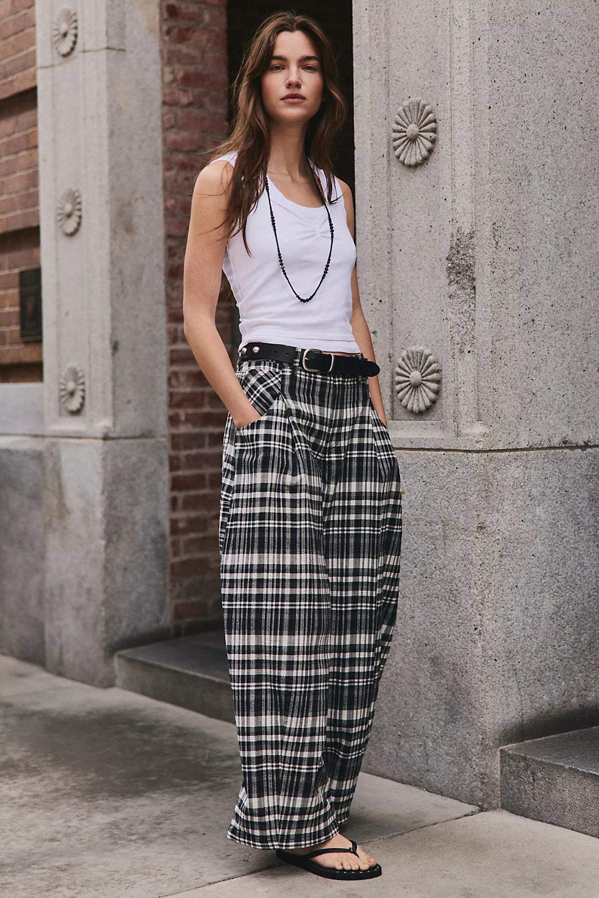 About It Baggy Puckered Pants