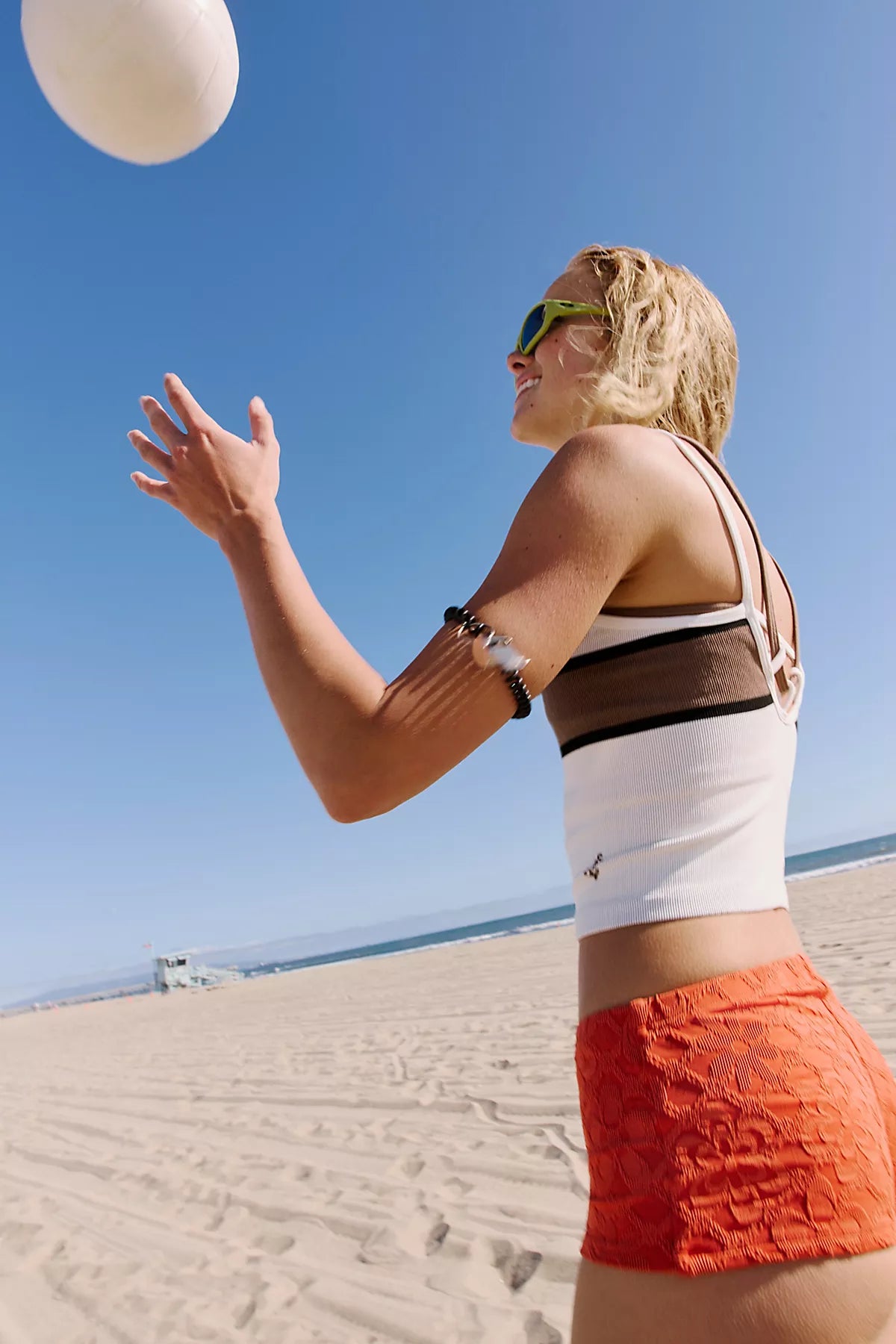 All Clear Coastline Stripe Cami