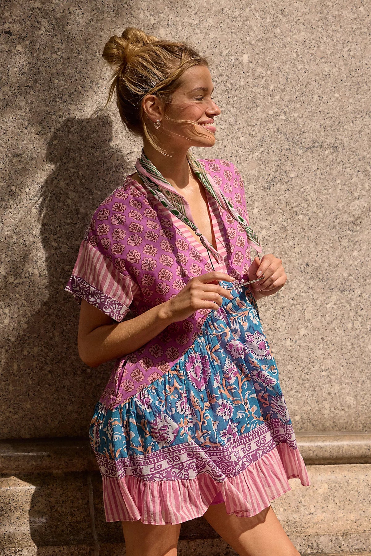 Agnes Printed Mini Dress