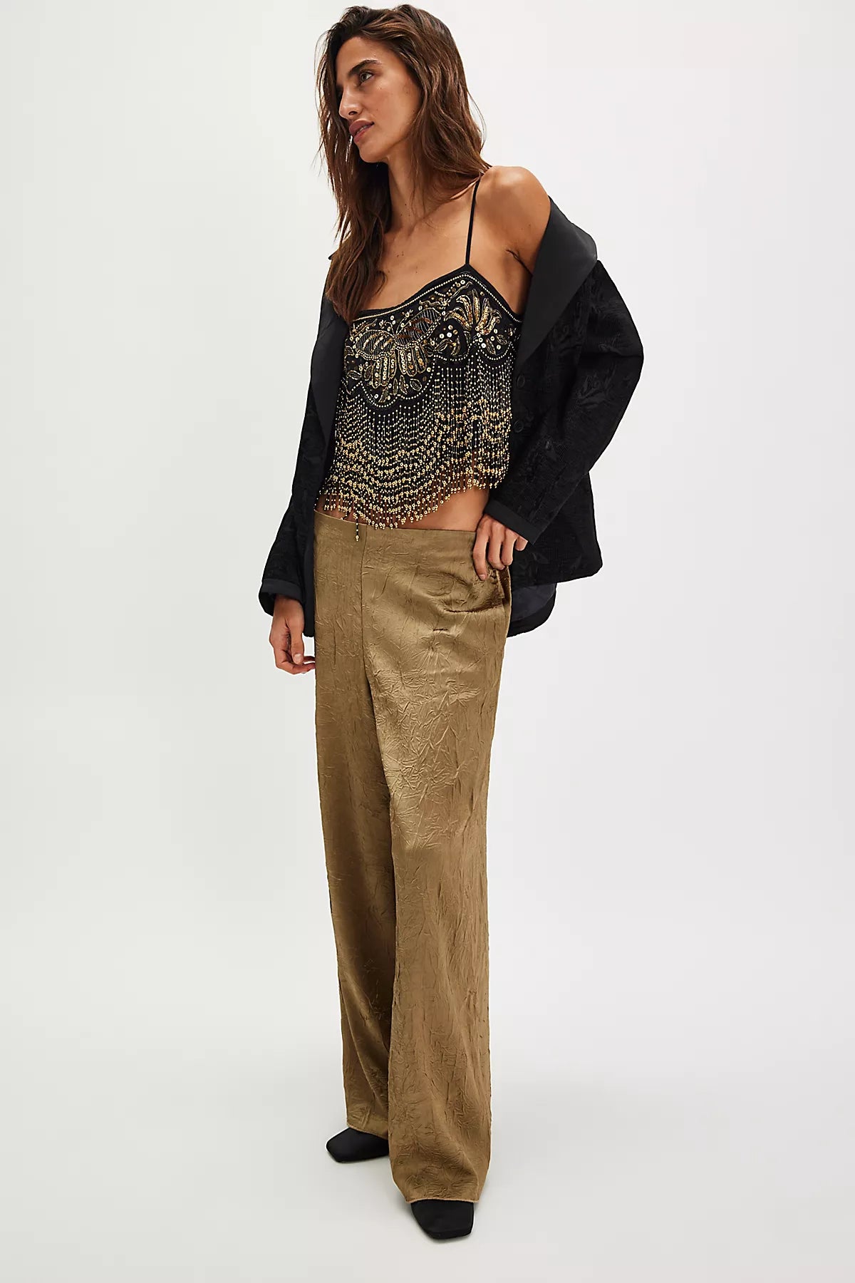 Night Moves Fringe Top