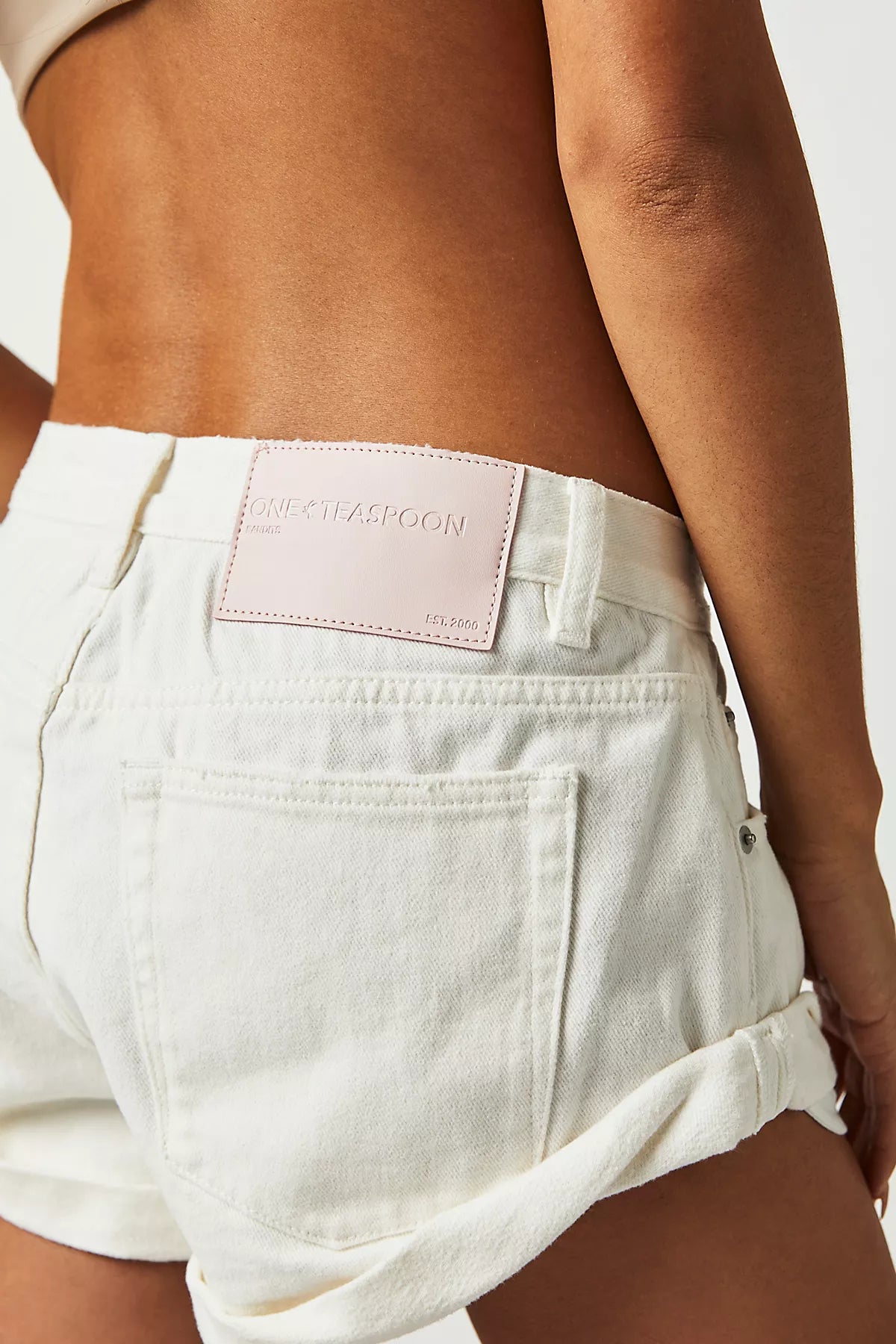 OneTeaspoon Bandits Low-Waist Denim Shorts