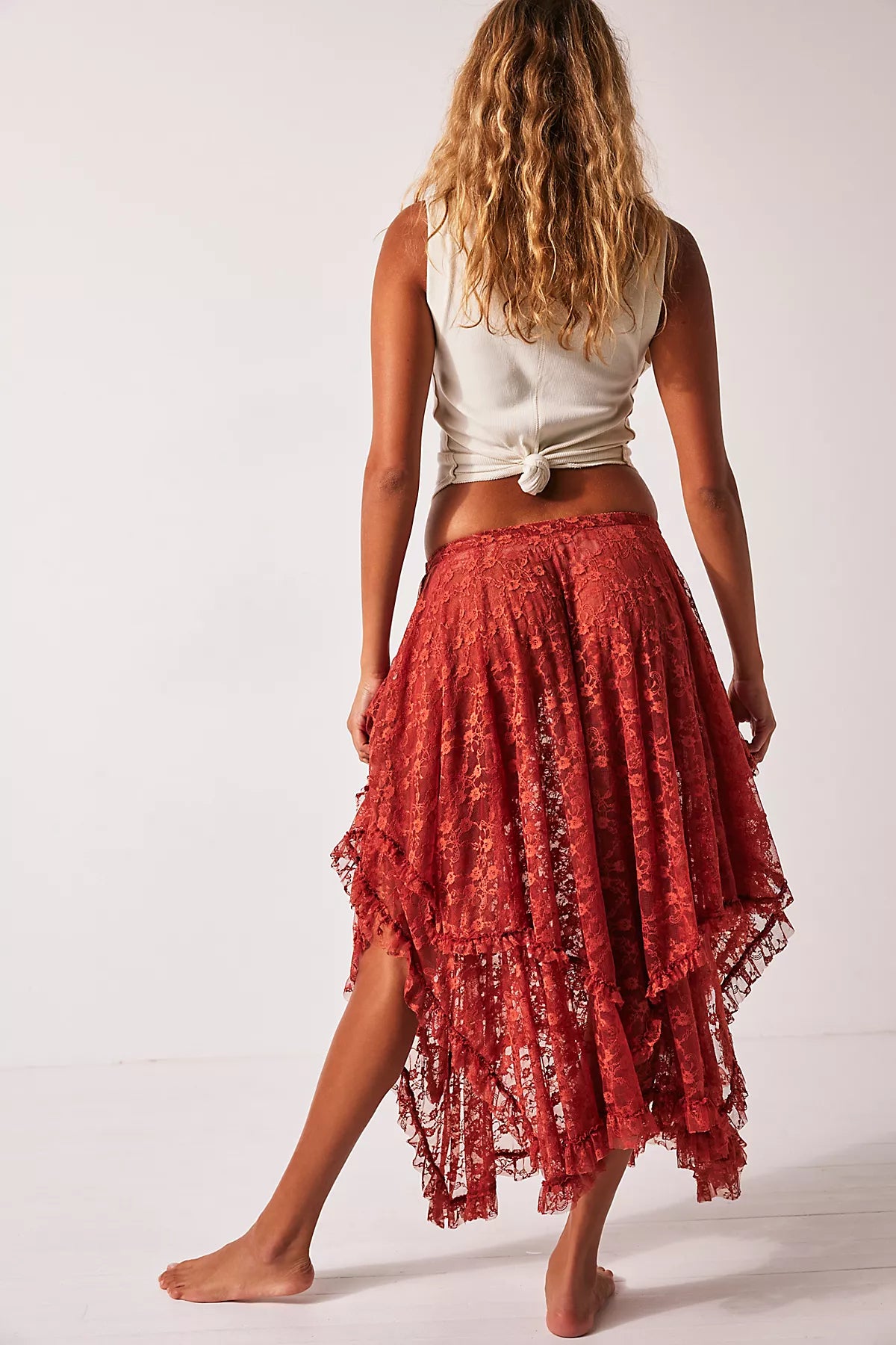 French Courtship Maxi Slip Skirt