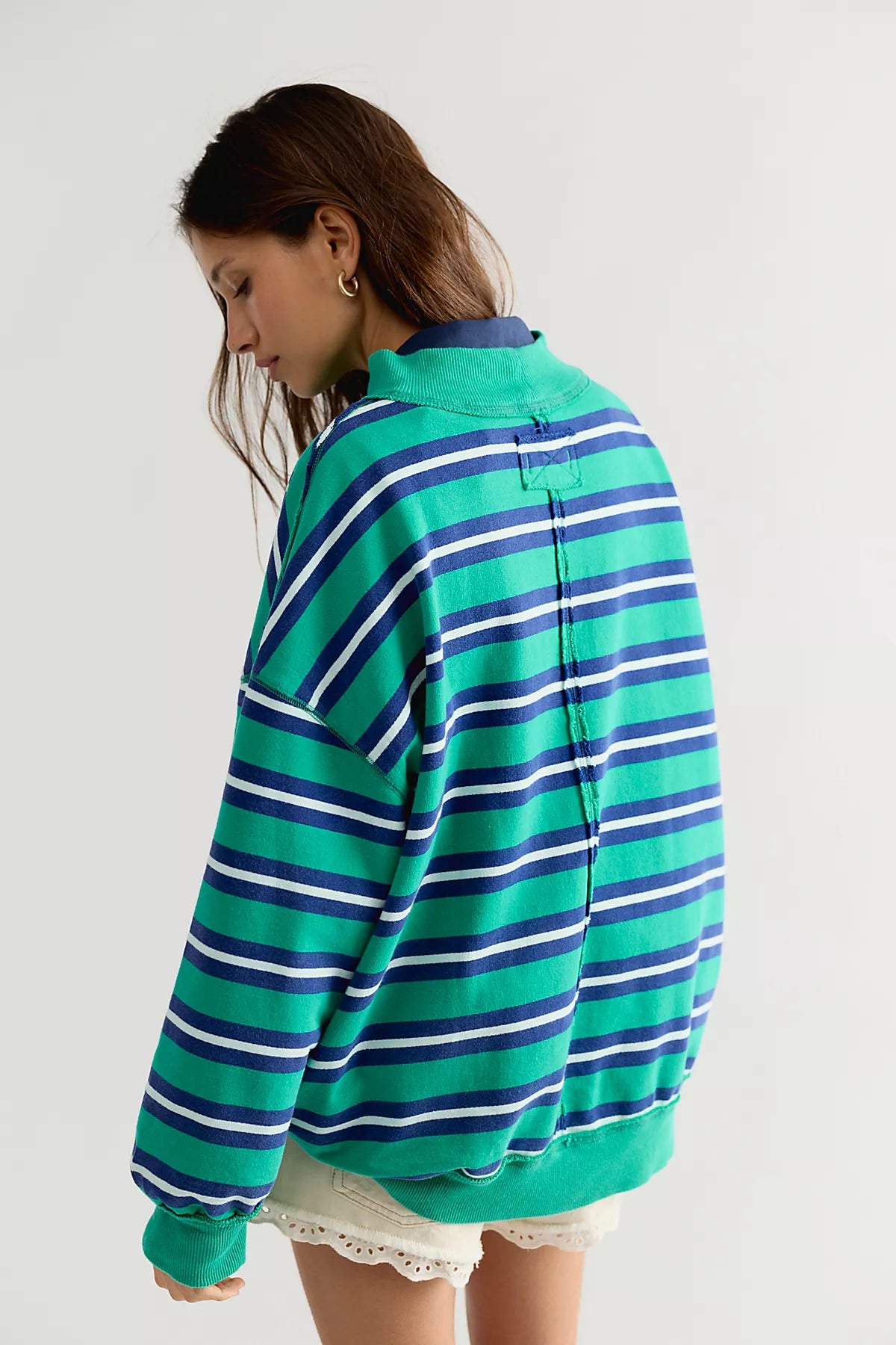 Palm Springs Striped Pullover