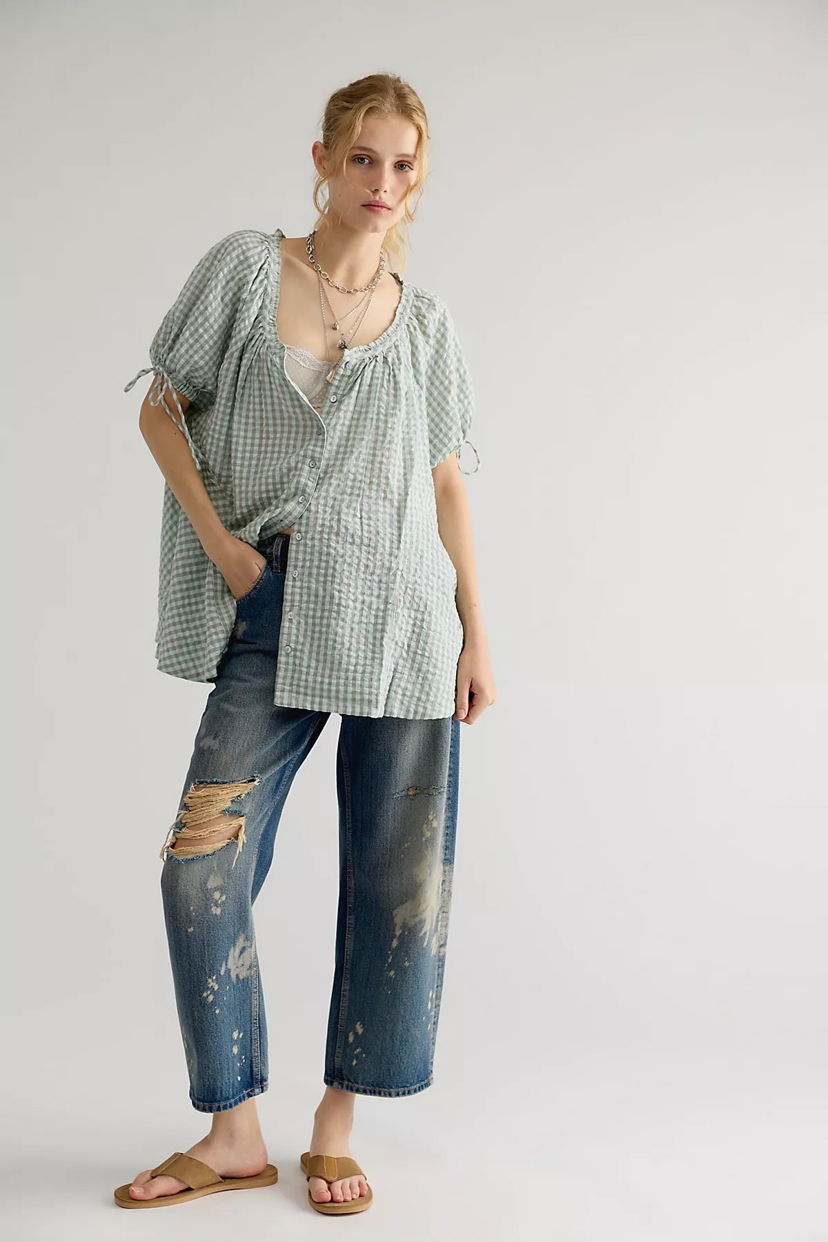 Farley Gingham Tunic