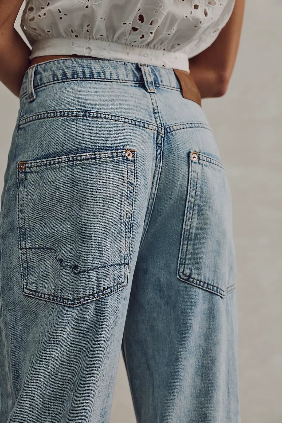 We The Free Truro Baggy Puddle Jeans
