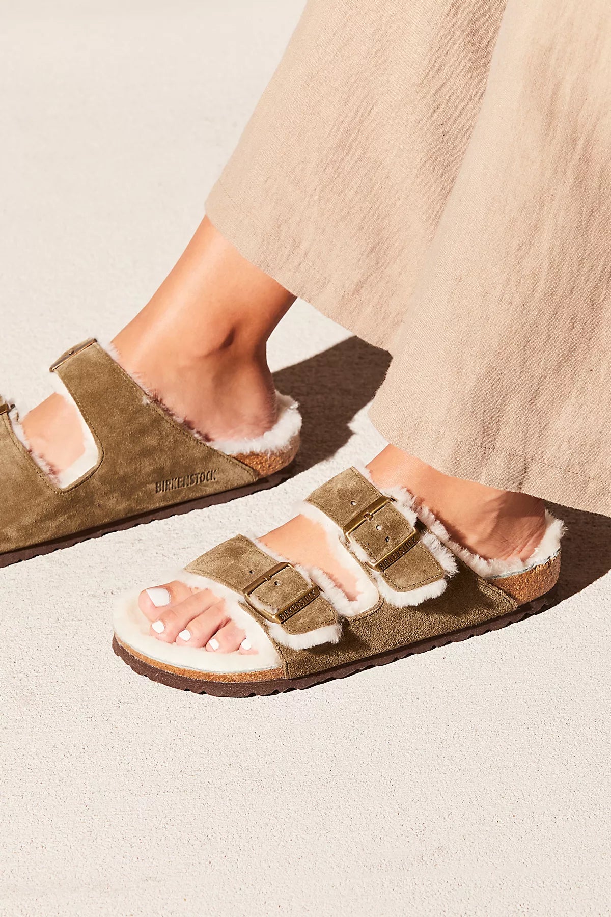 Birkenstock Arizona Shearling Sandals