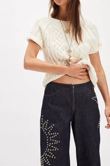 Understated Leather Texas Jeans