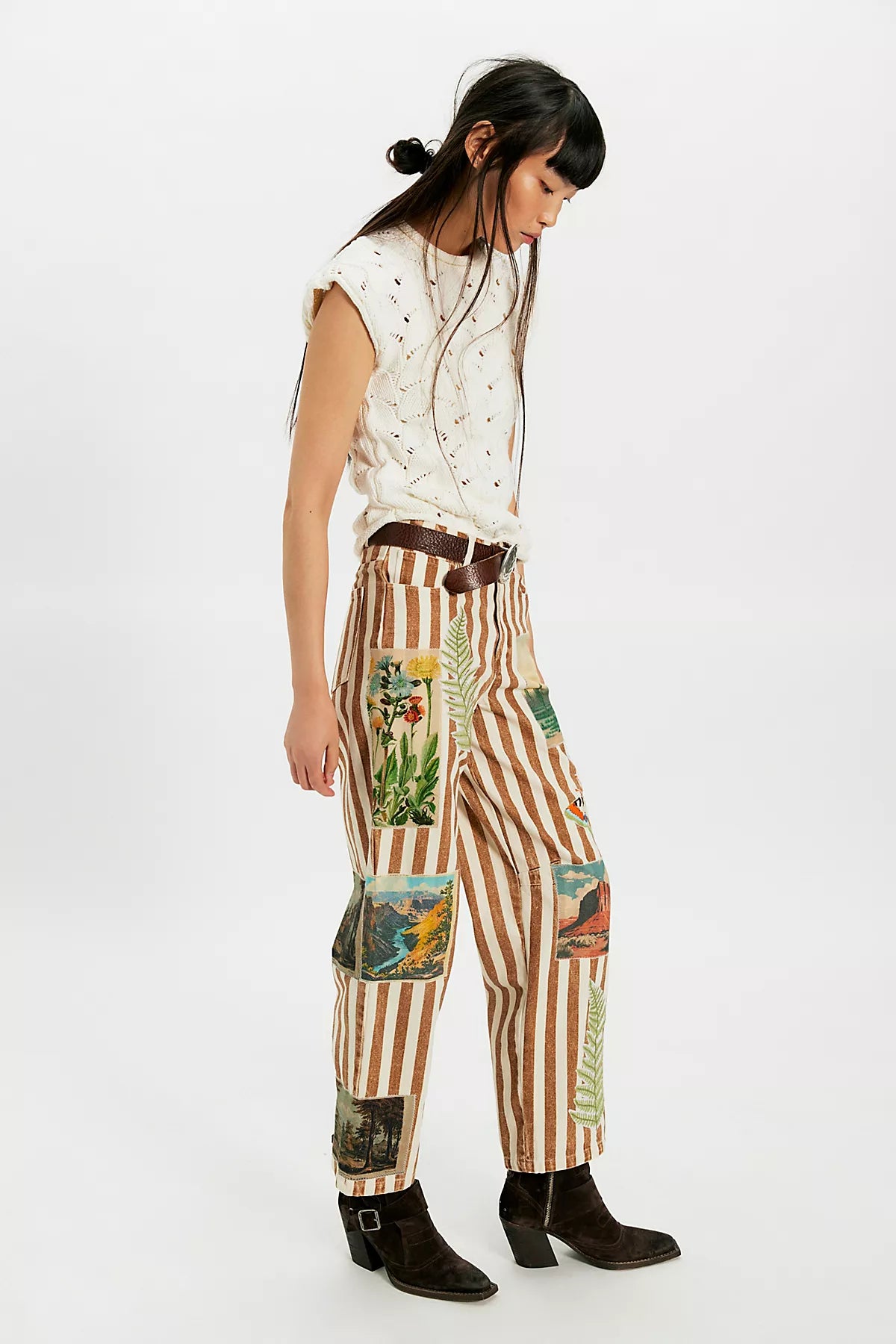 Denim And Bone Roadtrip Striped Jeans
