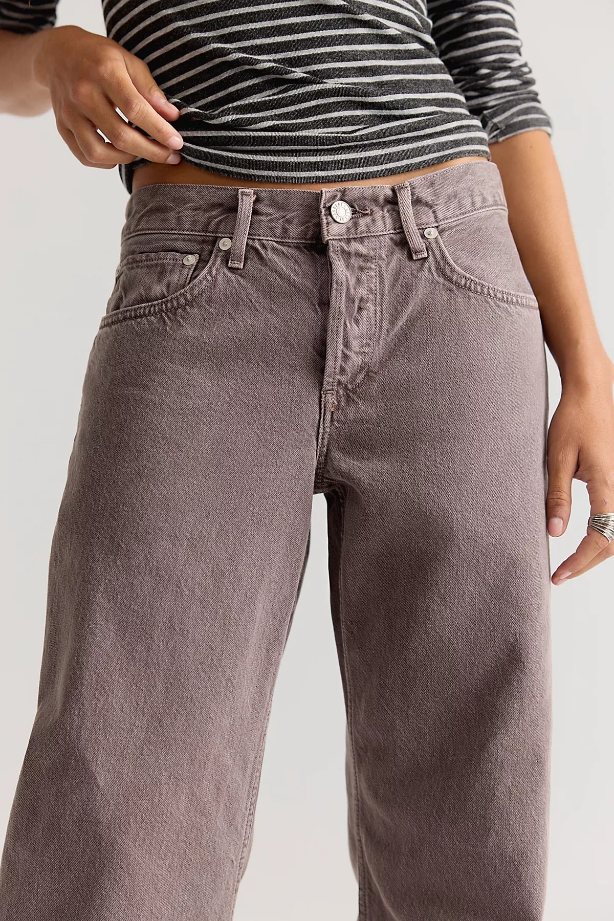 AGOLDE Low-Rise Loose Jeans