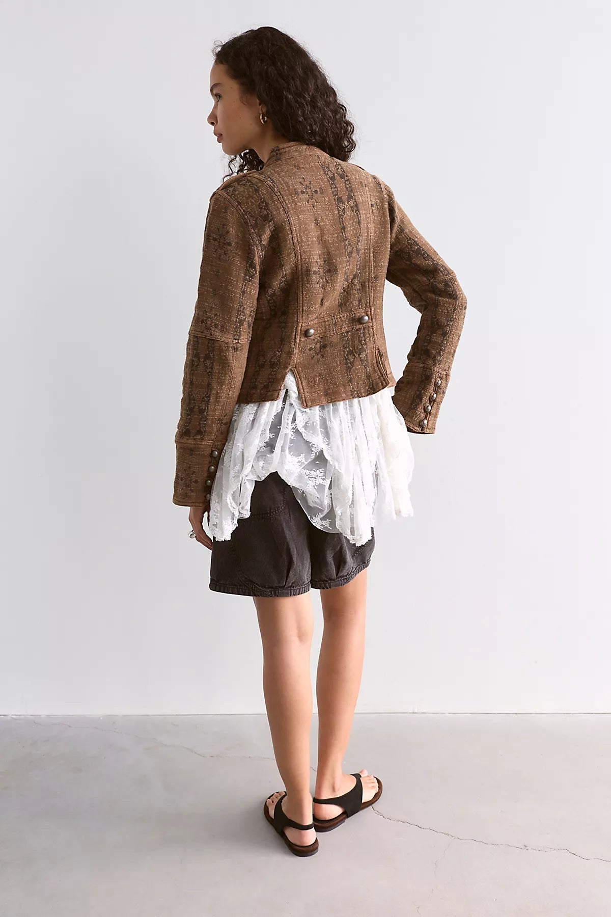 Lotty Jacquard Band Jacket