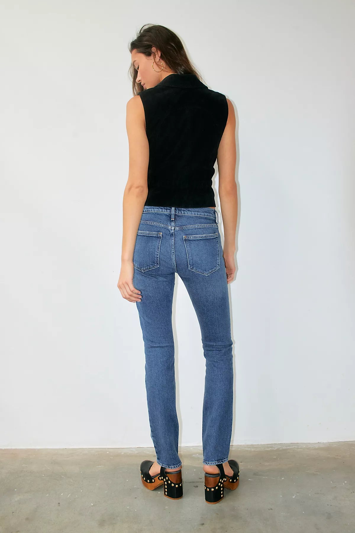 AGOLDE Low-Rise Stacked Skinny Jeans