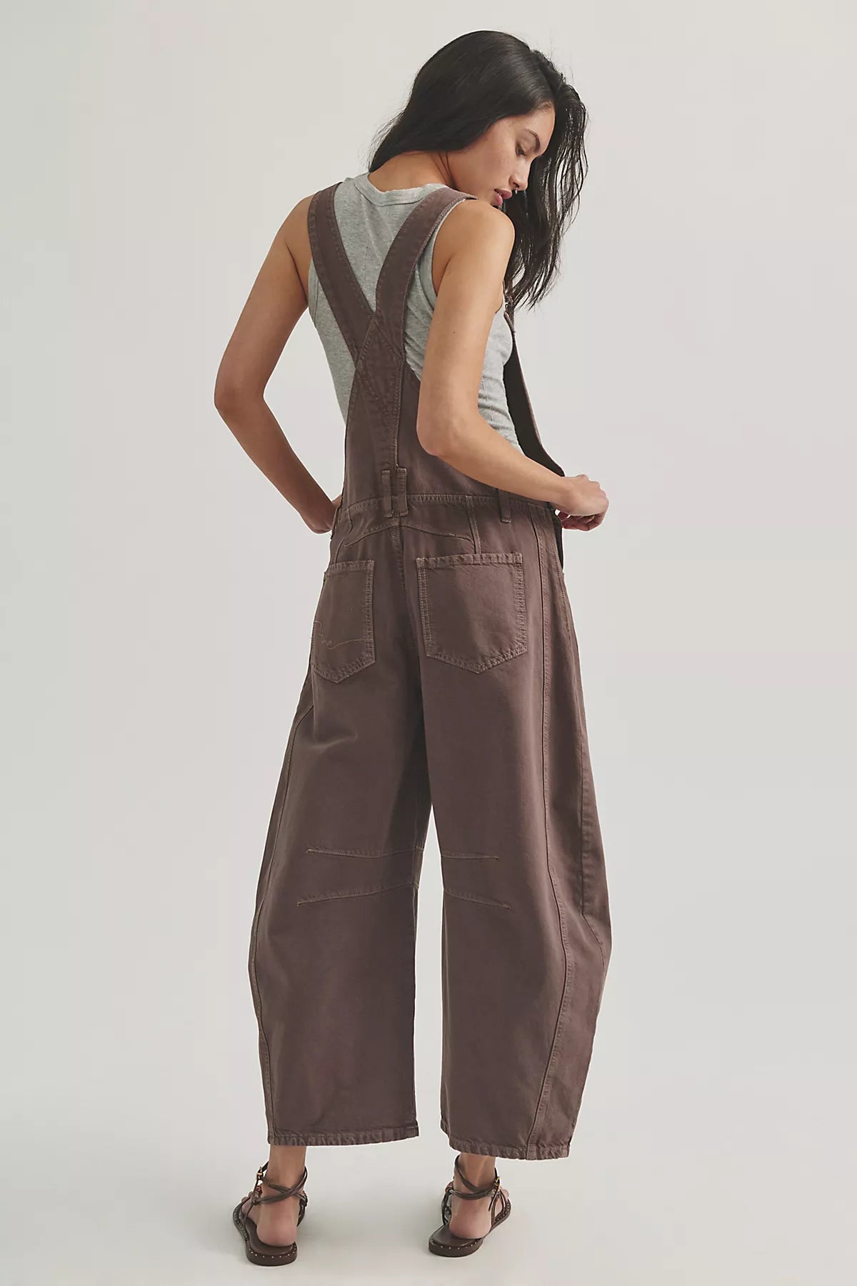 We The Free Good Luck Barrel Overalls