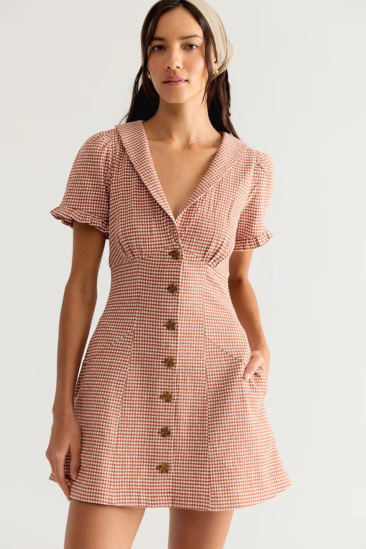 Corrine Button Down Mini Dress