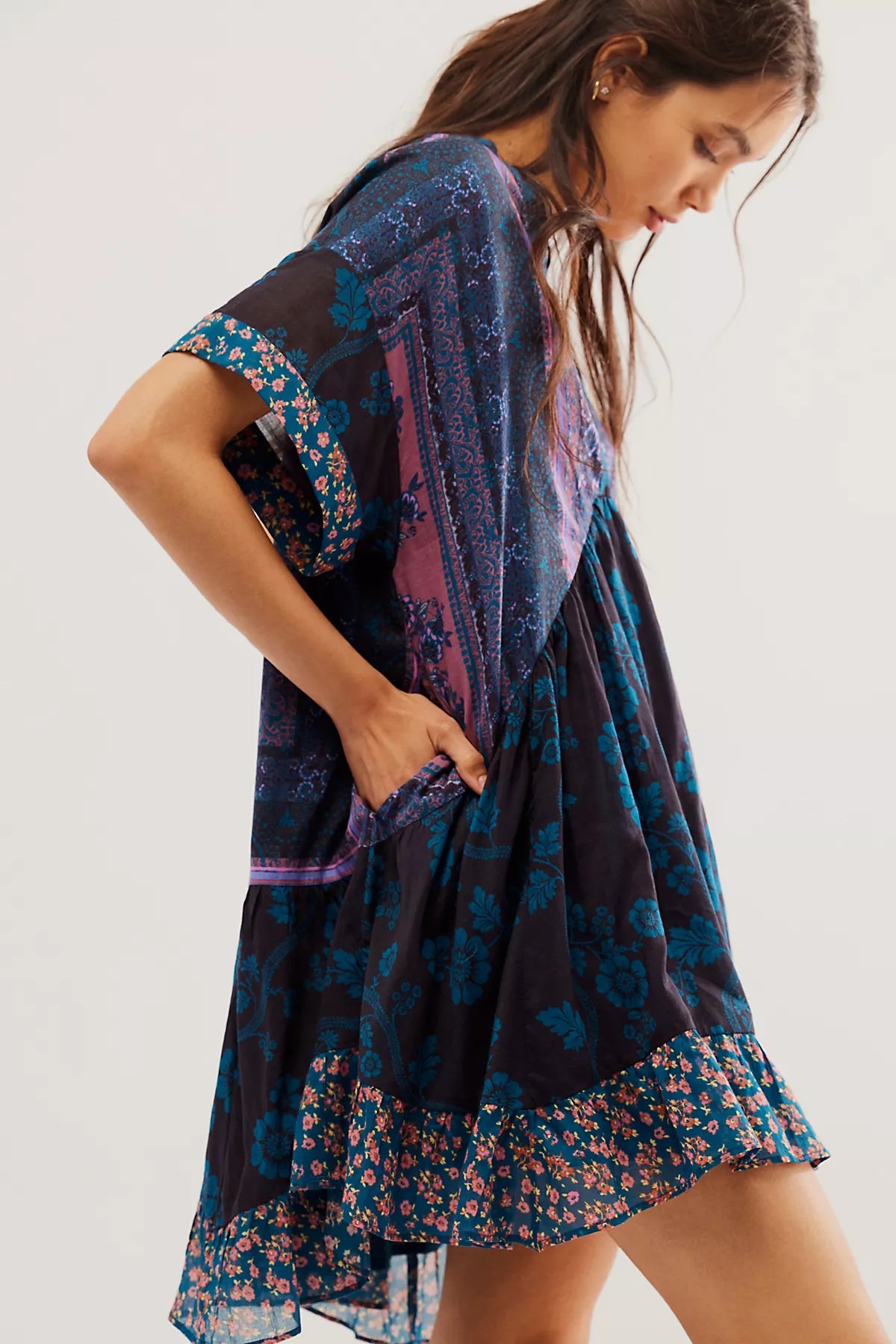 Agnes Printed Mini Dress
