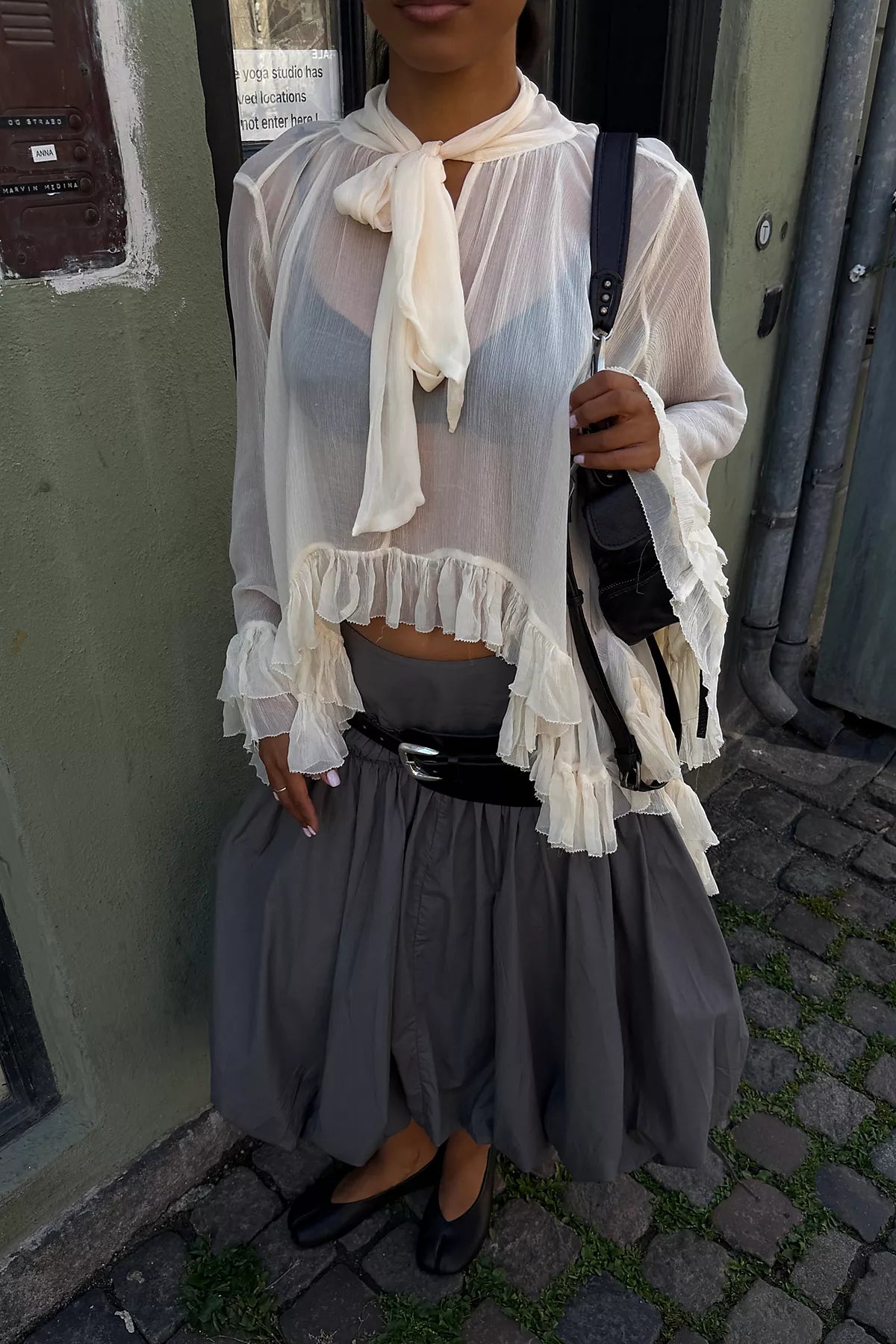 Full Sleeve Frill Top