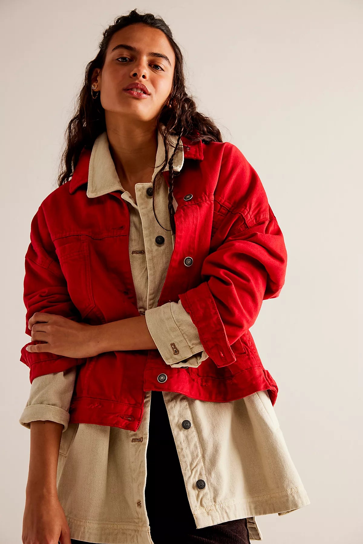 We The Free Opal Swing Denim Jacket