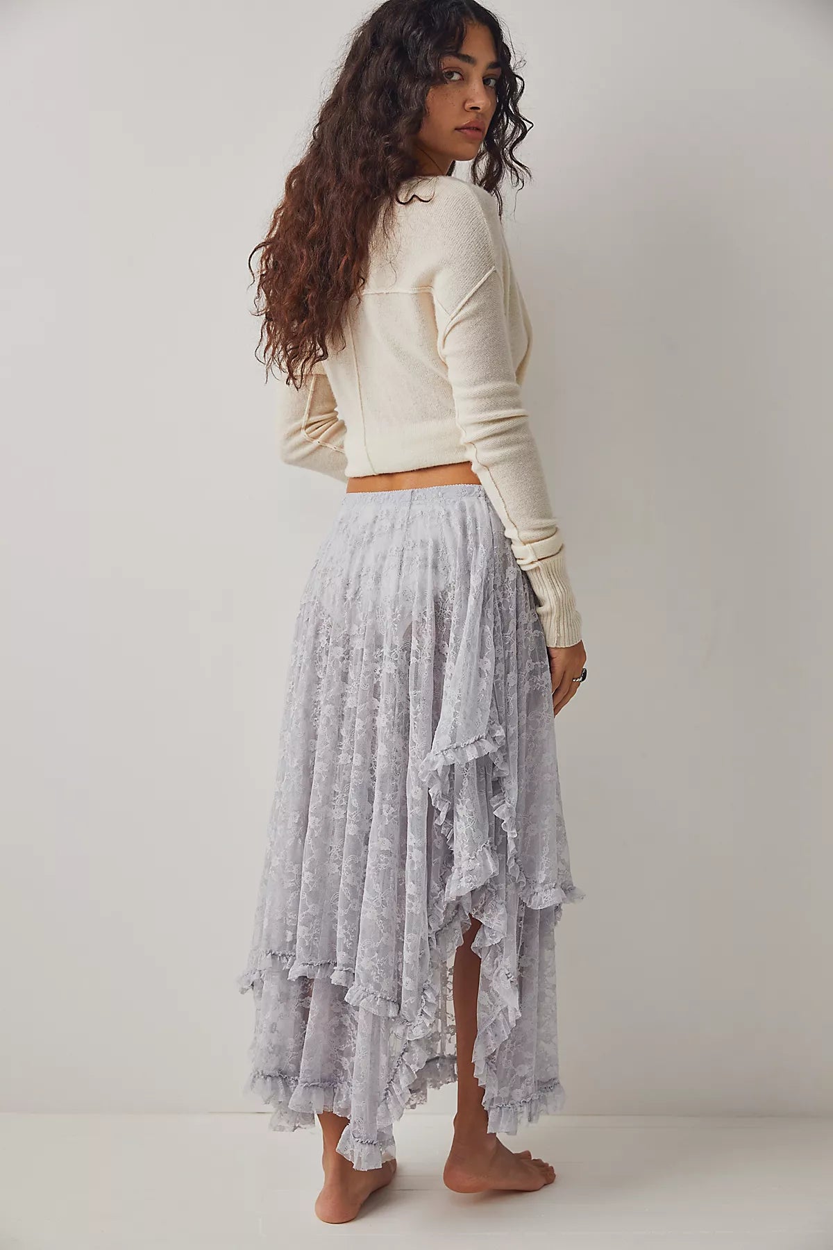 French Courtship Maxi Slip Skirt