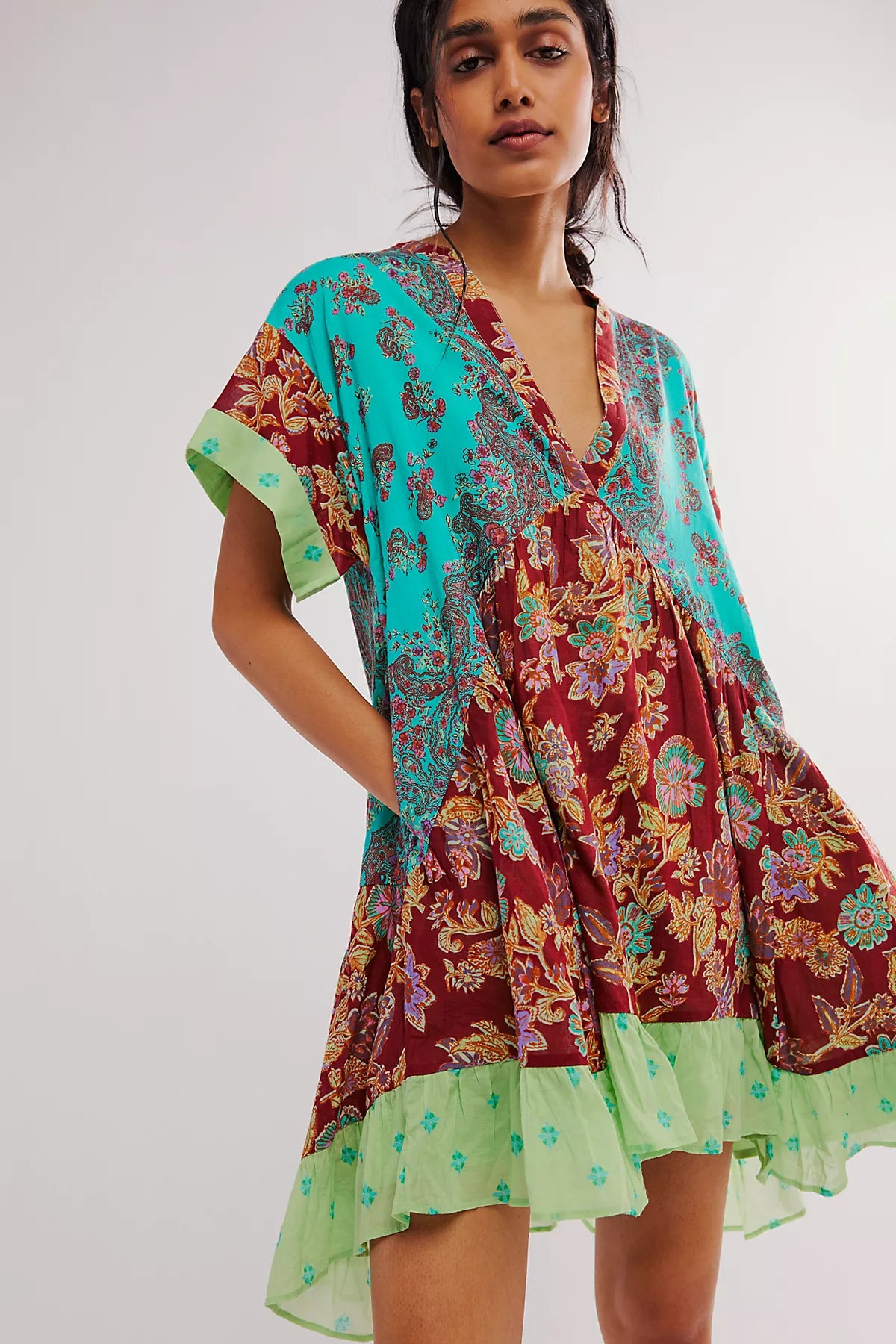 Agnes Printed Mini Dress