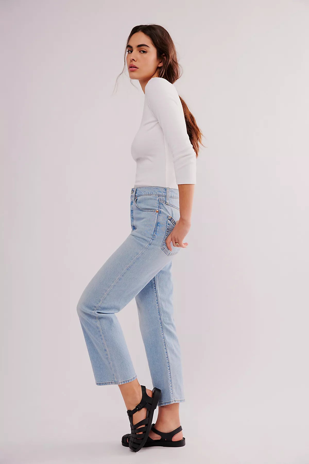 Levi's Ribcage Straight Ankle Jeans