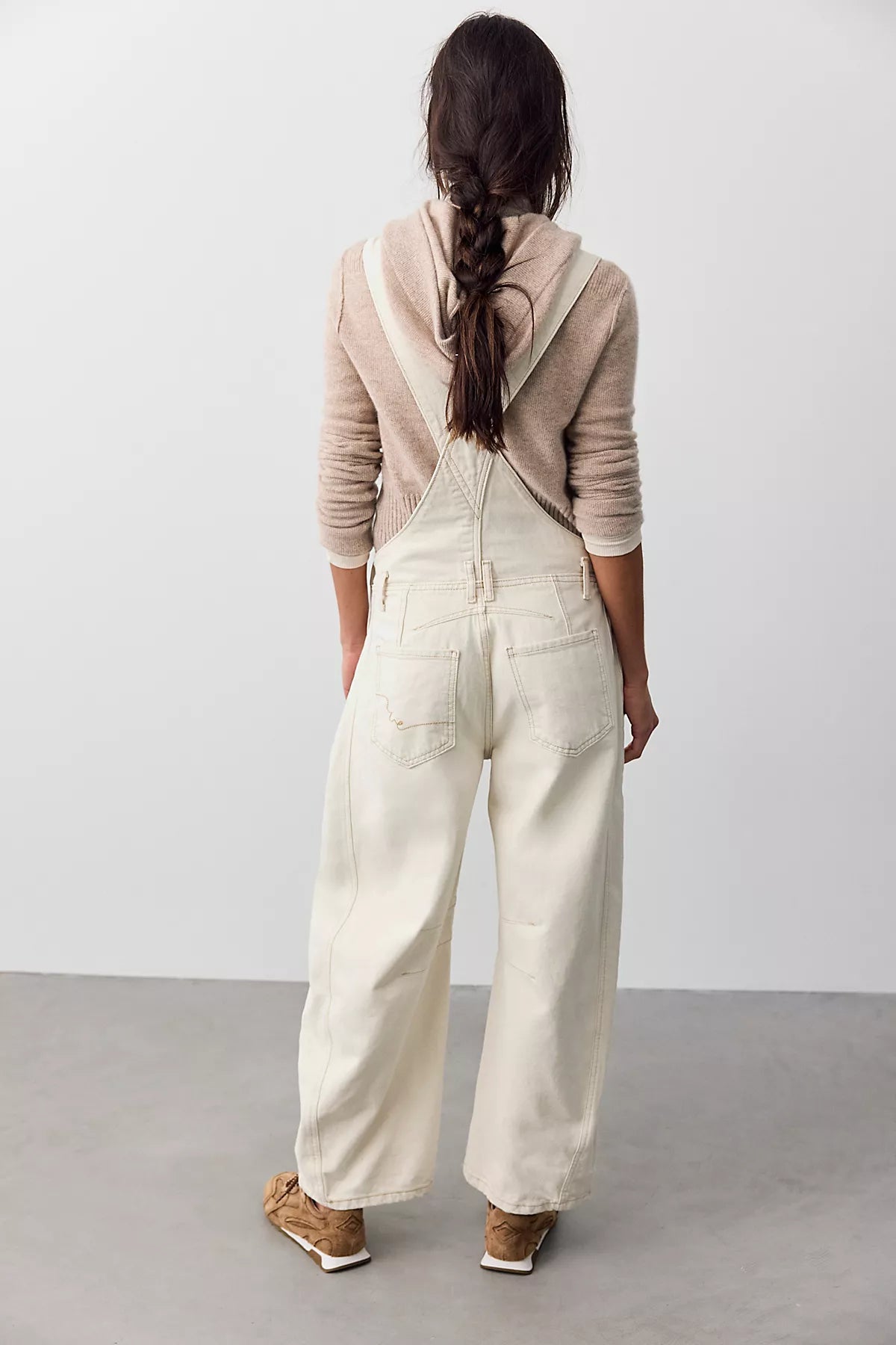 We The Free Good Luck Barrel Overalls