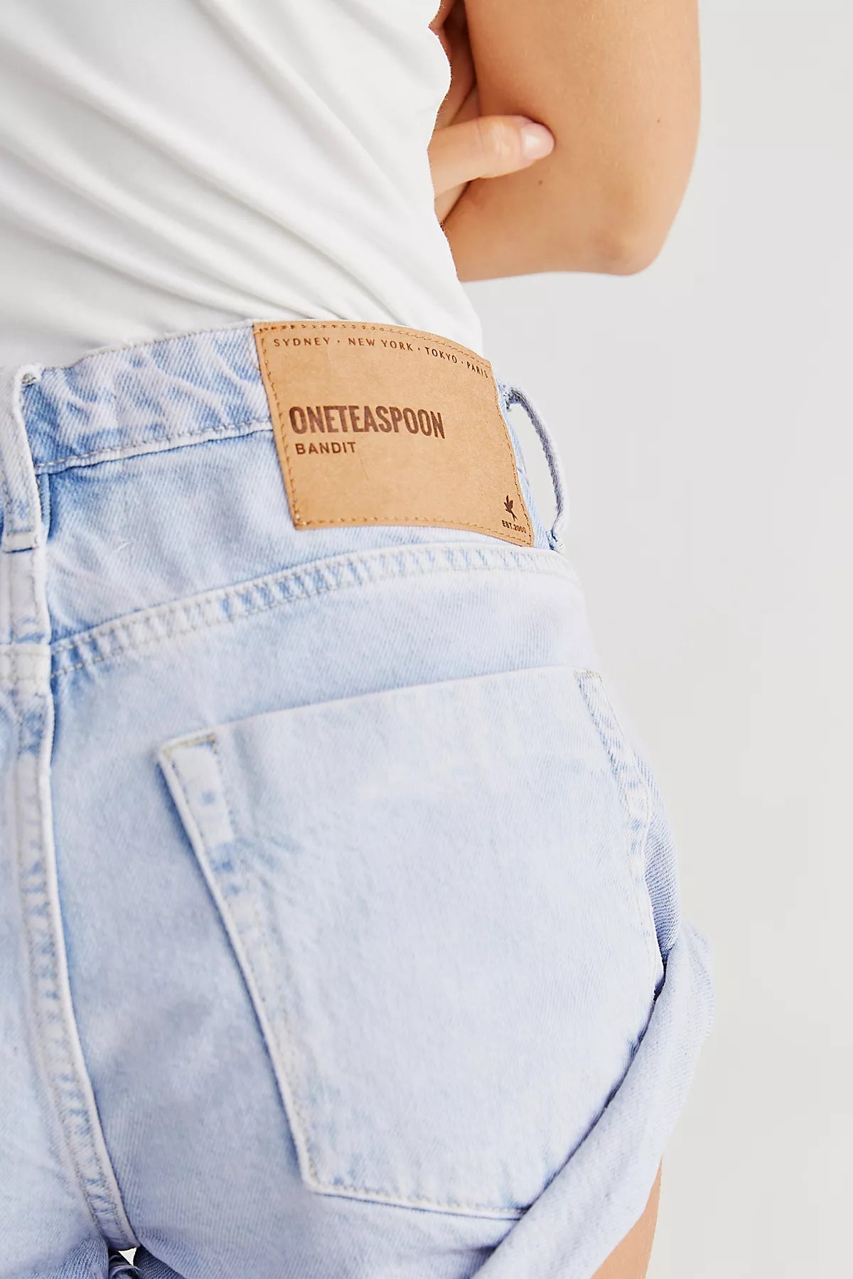 OneTeaspoon Bandits Low-Waist Denim Shorts