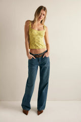 Full Bloom Cotton Eyelet Cami
