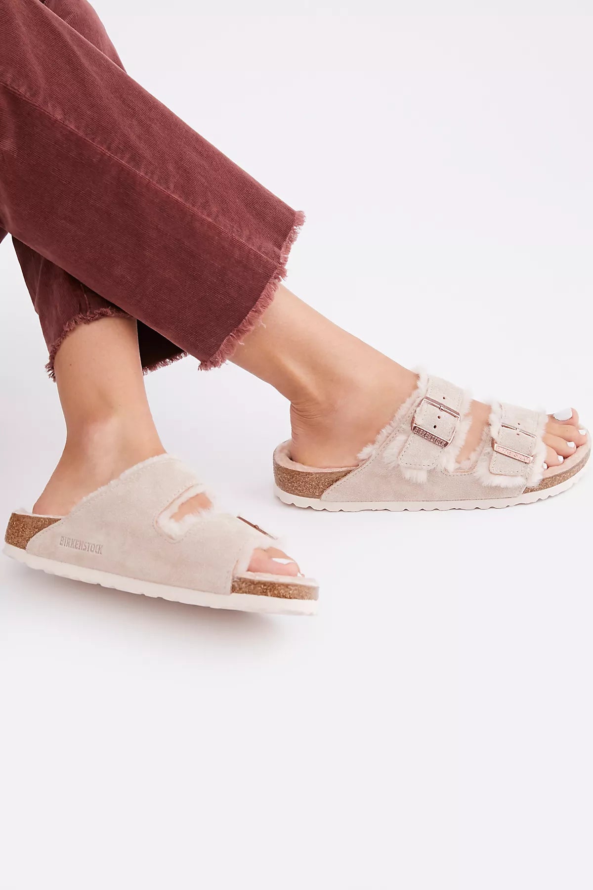 Birkenstock Arizona Shearling Sandals