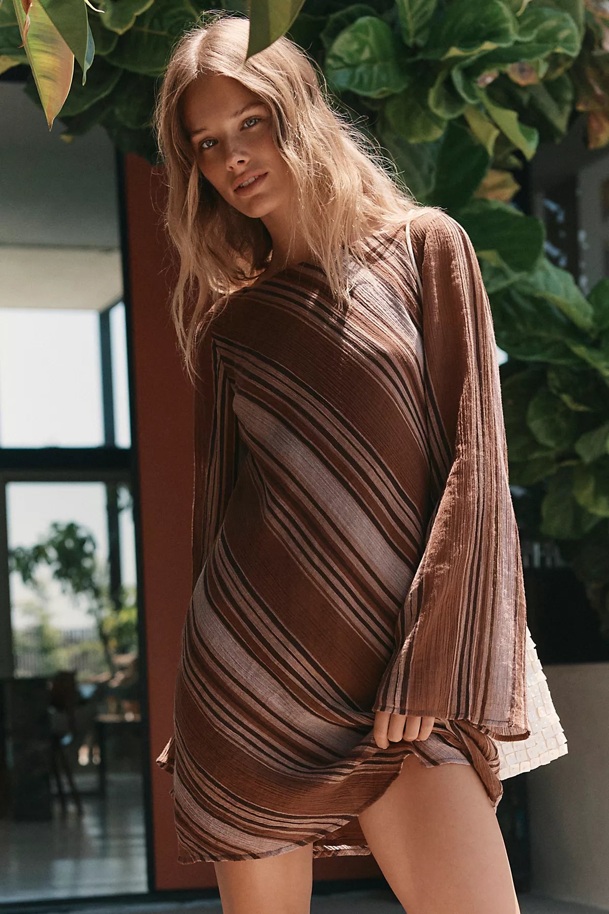 Sunstare Stripe Mini Dress
