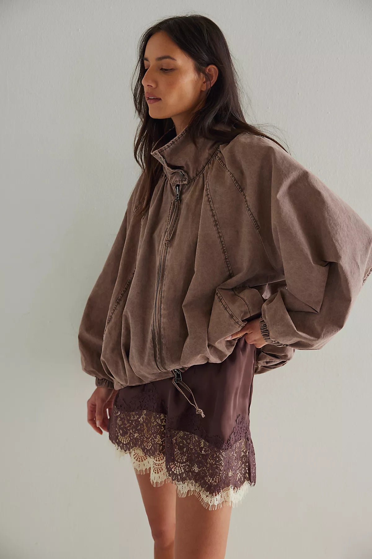 Chelsea Funnel-Neck Jacket